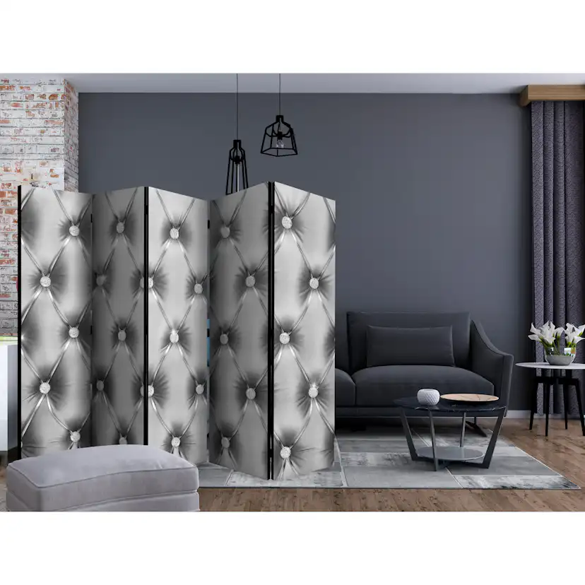Rumsavdelare Skärmvägg Arkiio Silver Luxury II 225x172 cm