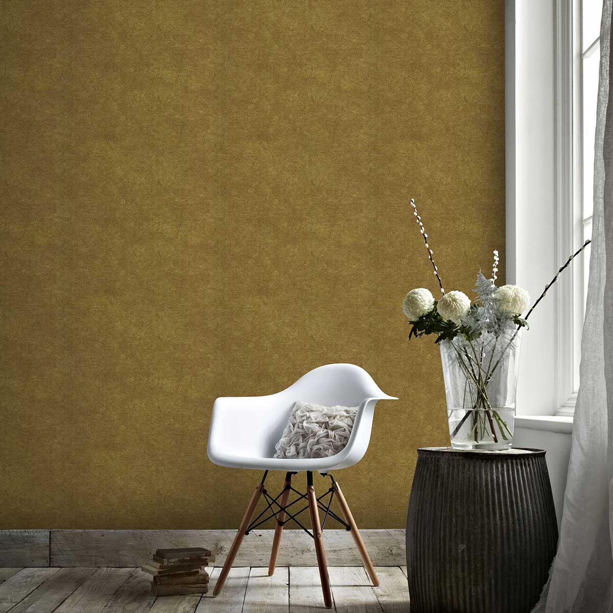 Tapet Superfresco Easy Månsten Ockra 103956