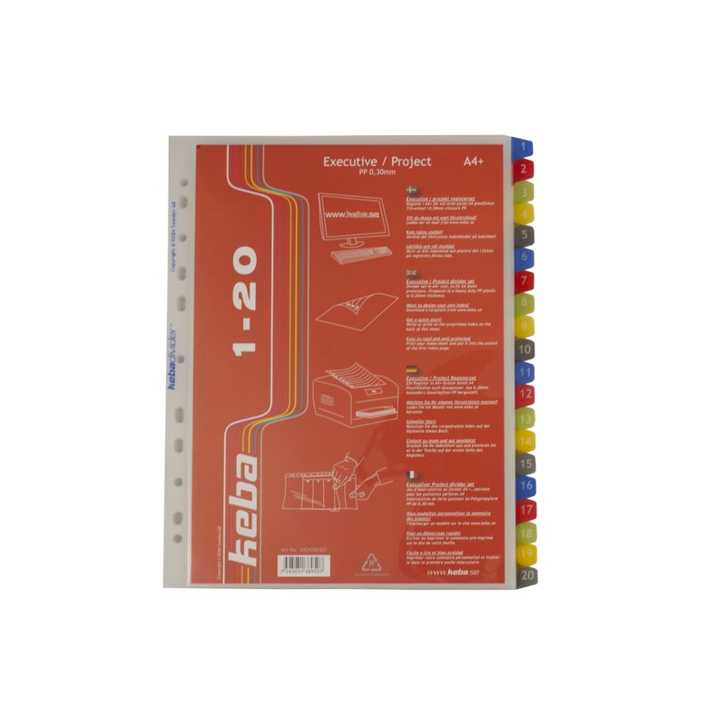 Systemregister KEBA Executive A4+ 0,30 mm PP A-Z