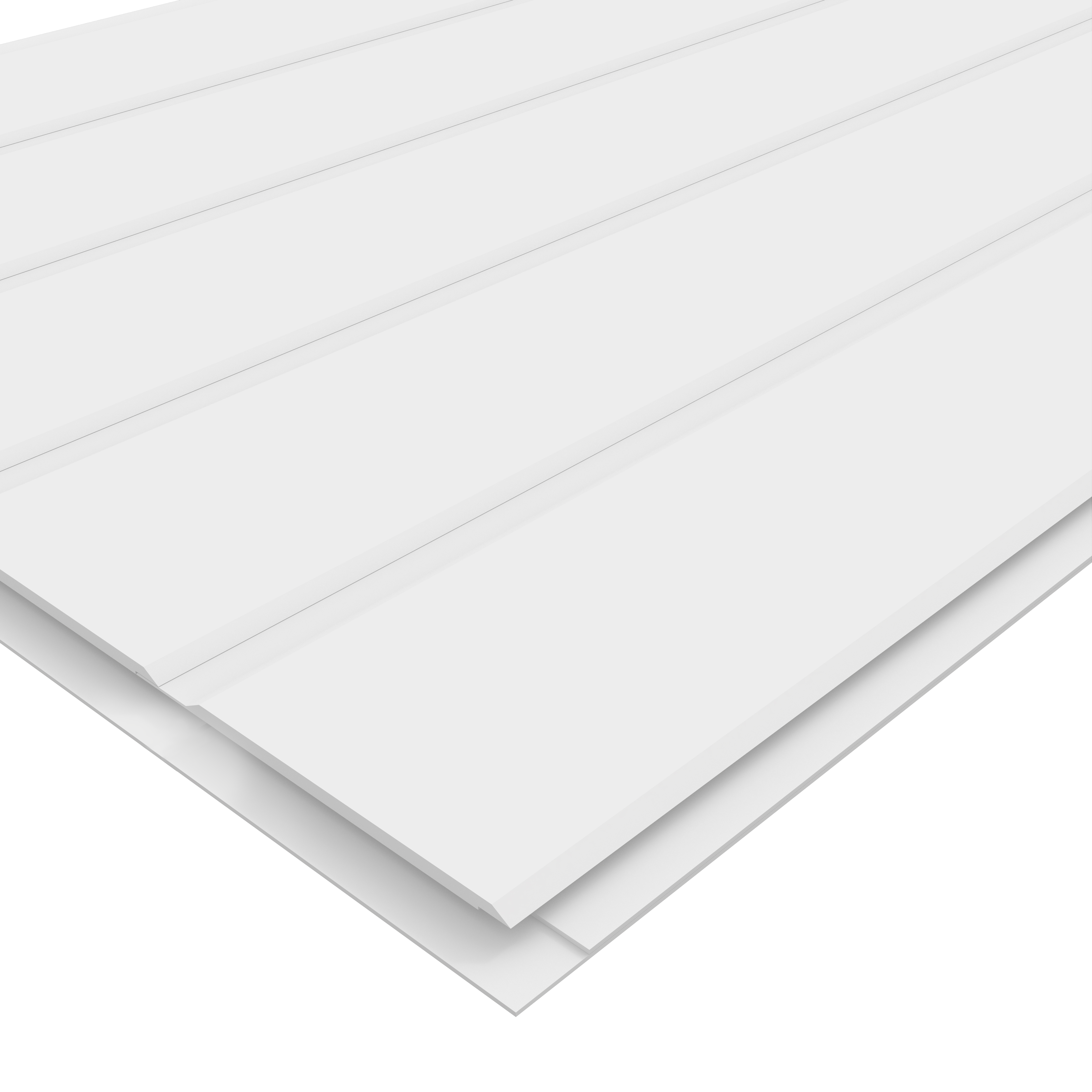 Regina Tak Klassisk Dekor 6x2435x405 Vit S 0500-N 4st/set 6x2435x405