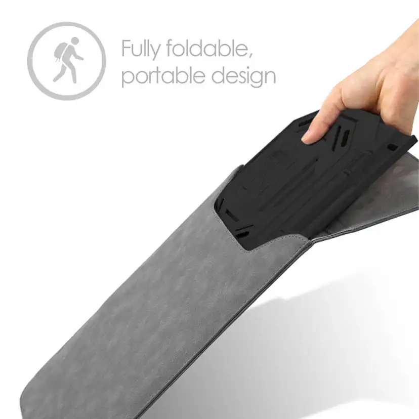 Laptopställ Desire2 2In1 Portabelt Svart 360 Roterbar med Mobilställ