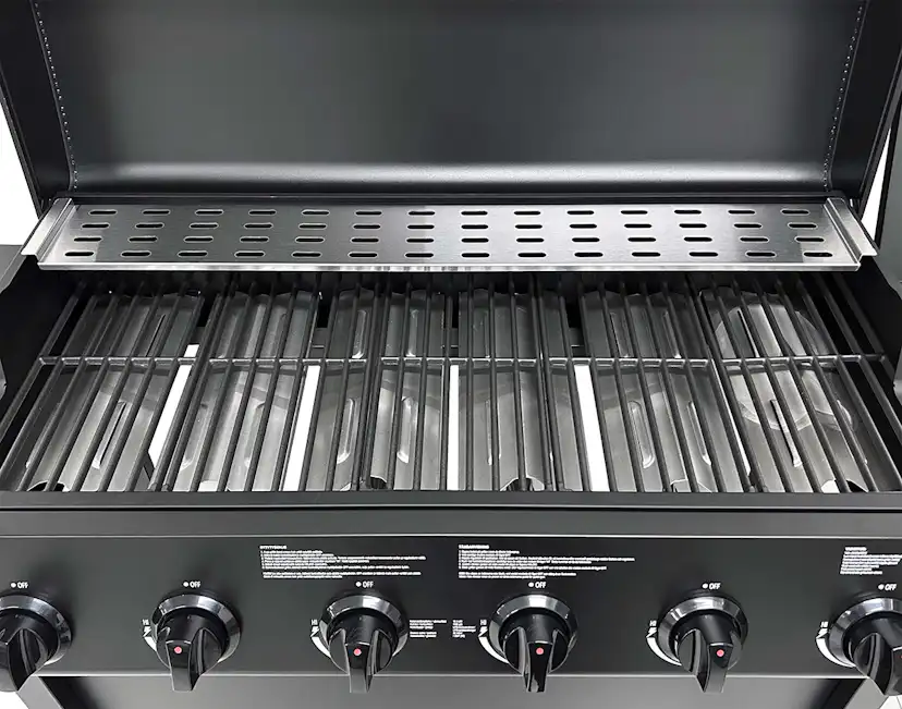 Gasolgrill Dose Barbeque 6+1 Brännare Svart