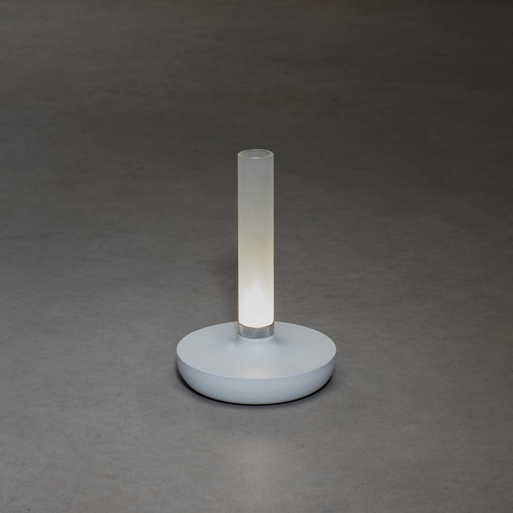 Biarritz bordslampa vit USB Vit