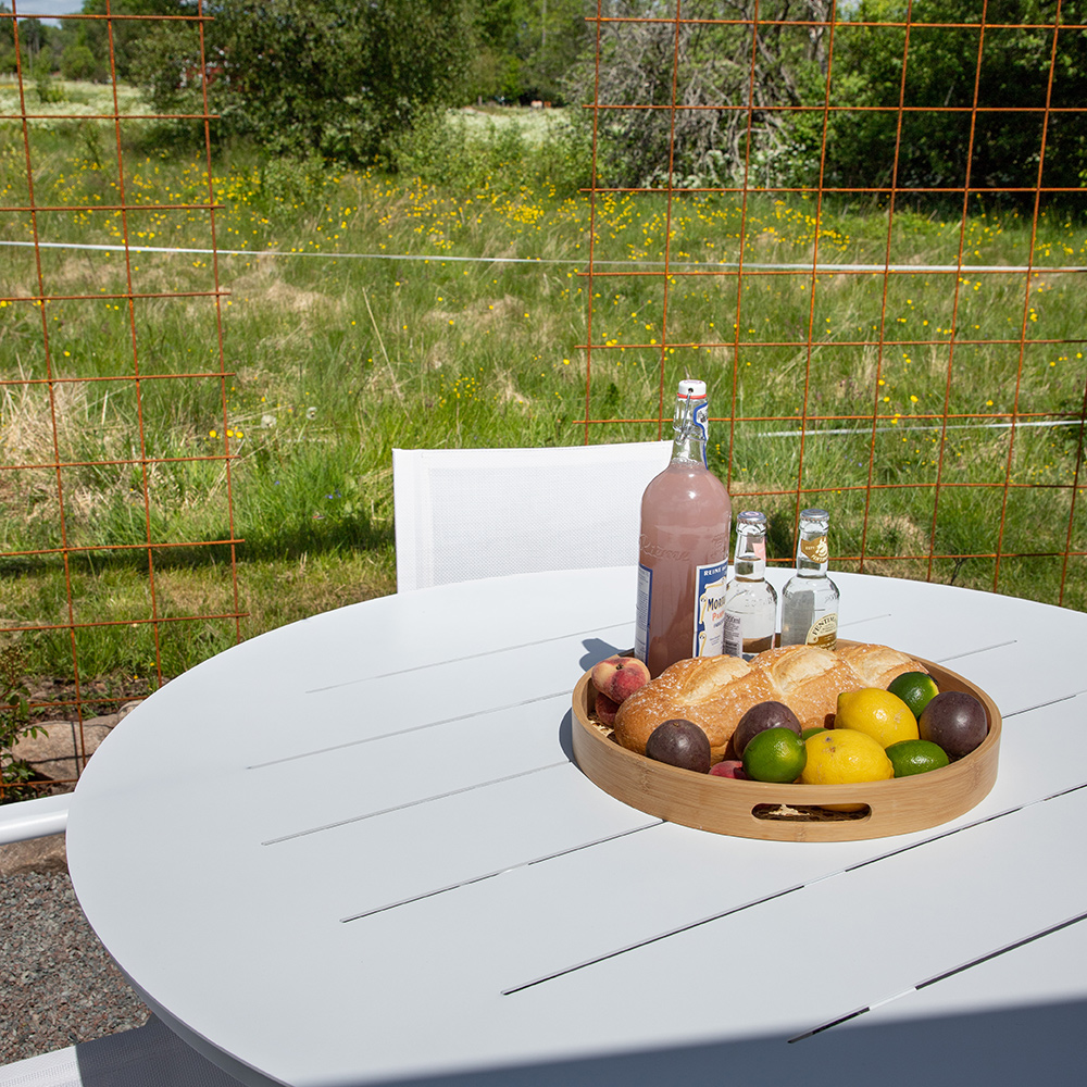 Matgrupp Venture Home Ande med 4 Sally Matstolar