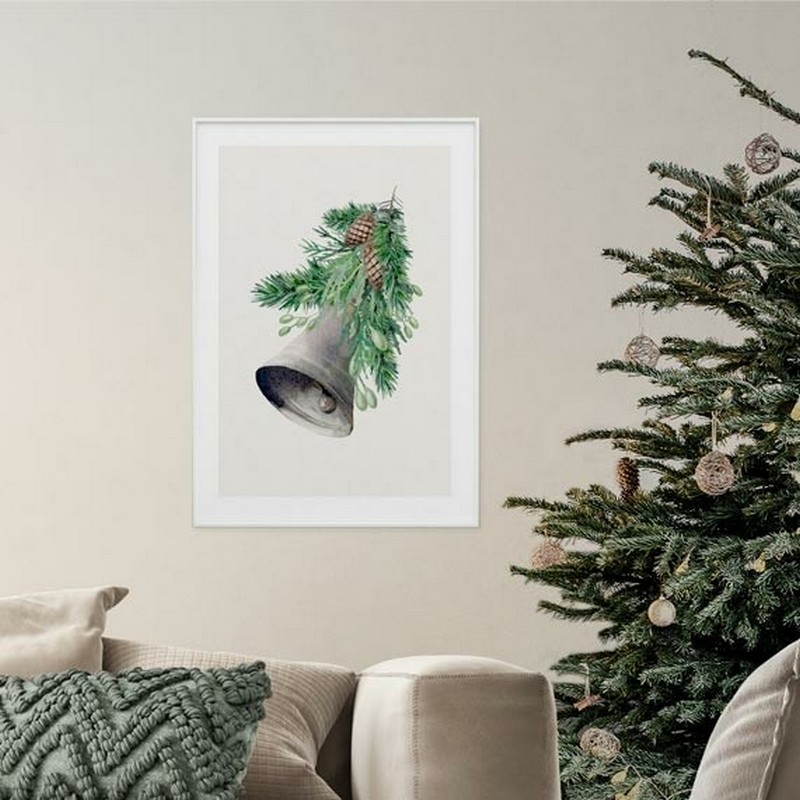 Poster Gallerix Watercolor Christmas Bell