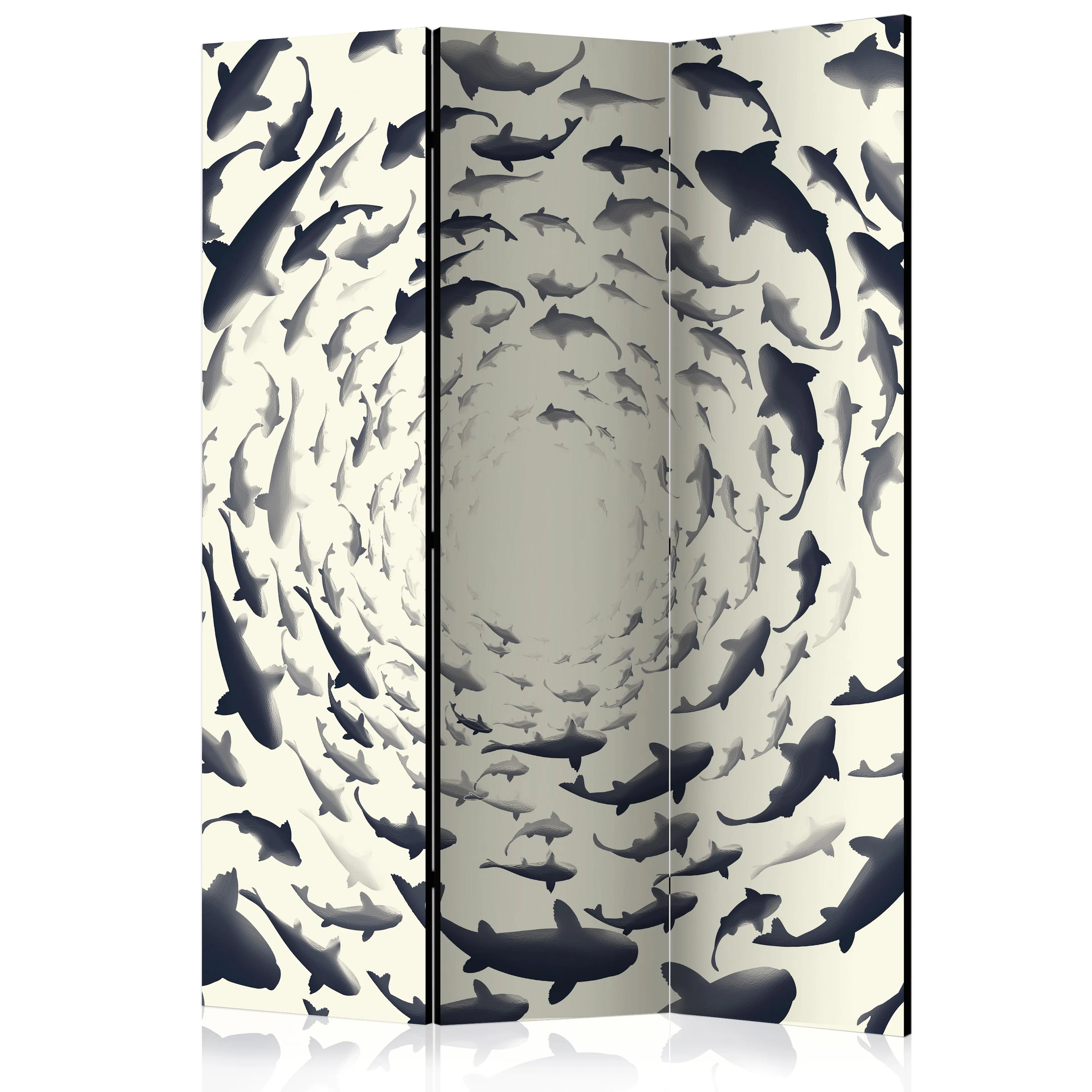 Rumsavdelare Skärmvägg Arkiio Fish Swirl 135x172 cm