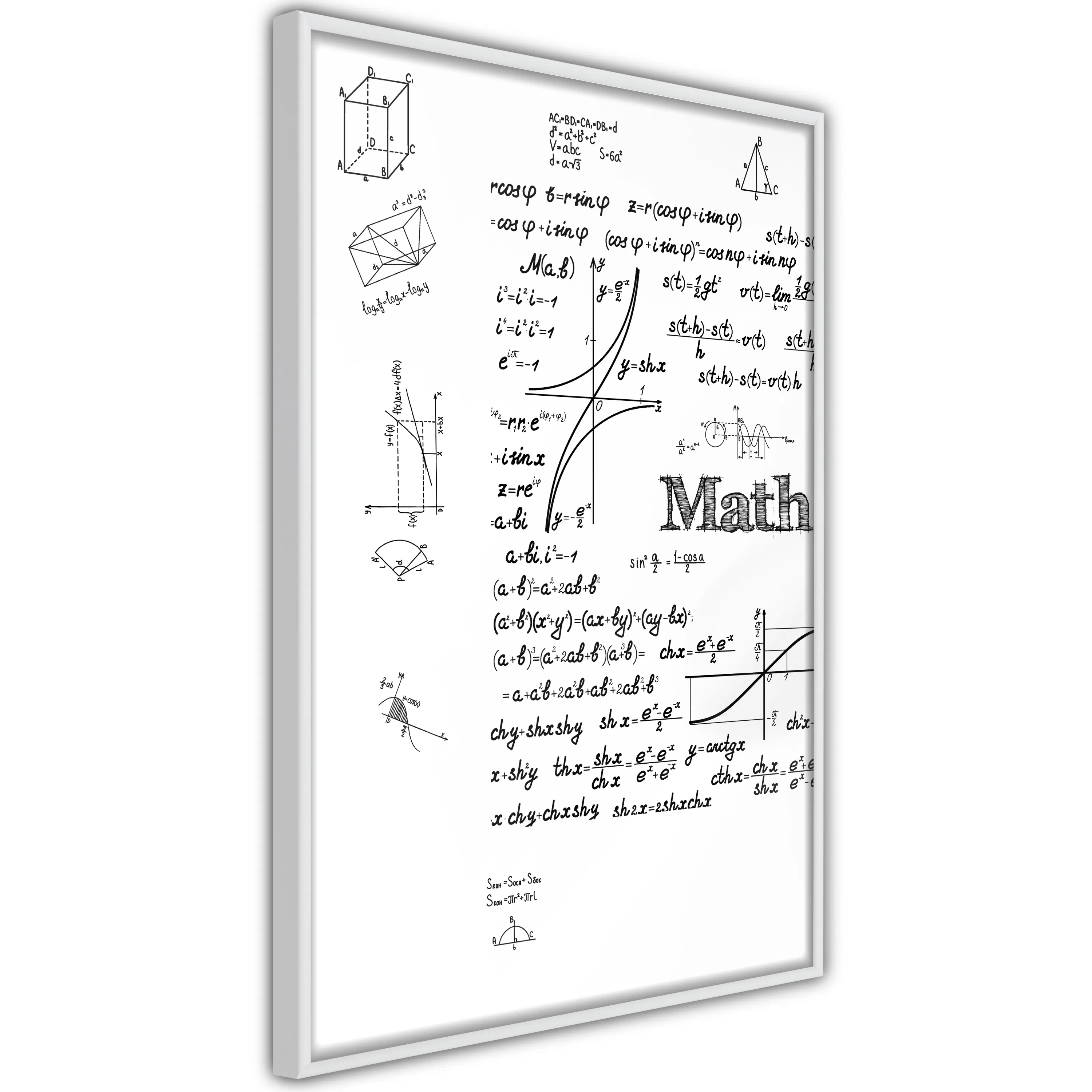 Poster Artgeist Affisch Math