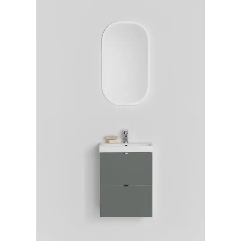 KOMMOD NEAT LÅDOR GRÖN 420 MED TVÄTTSTÄLL B: 420 mm, Grön