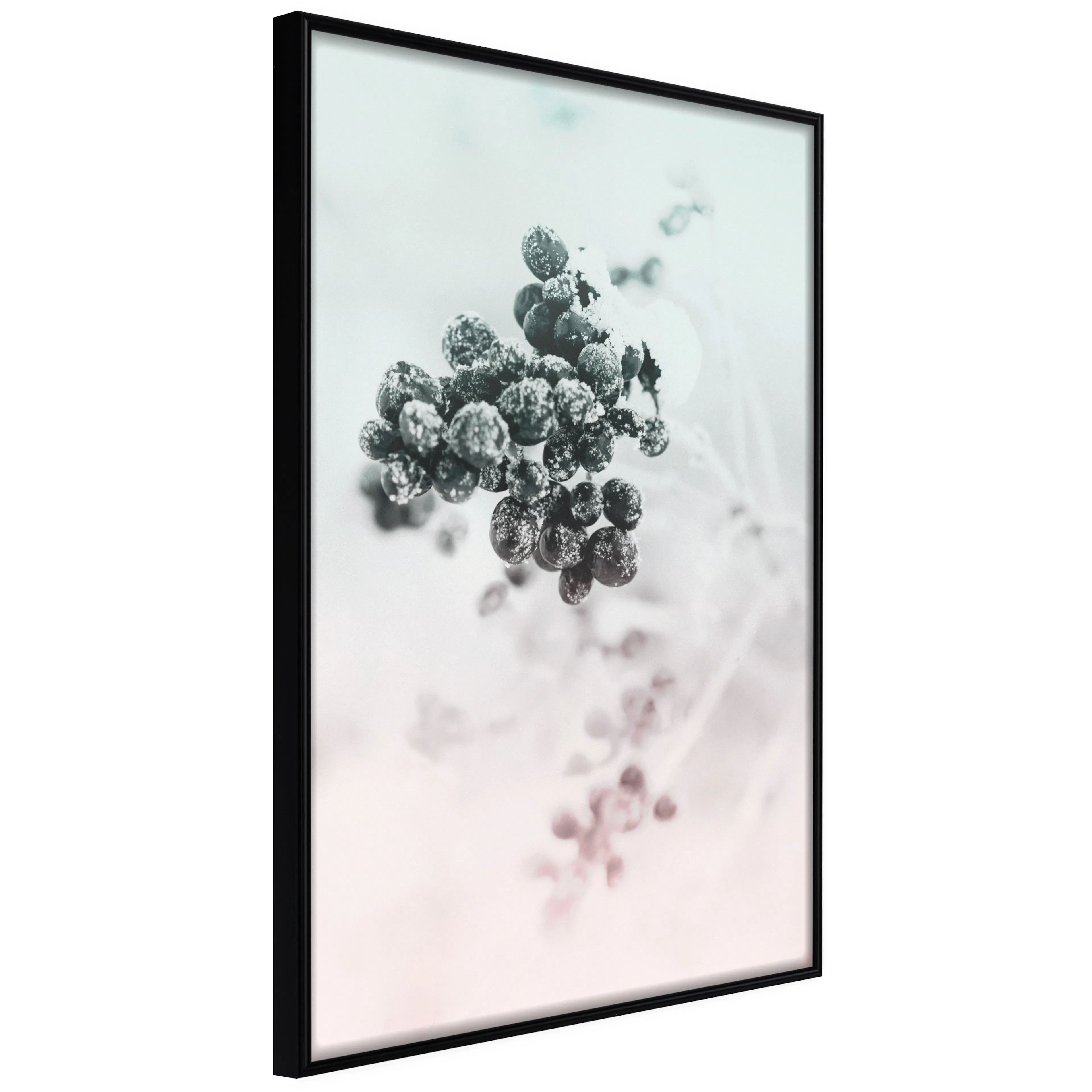 Affisch - Frozen Twig [Poster] 30x45 Svart ram, 30x45 cm