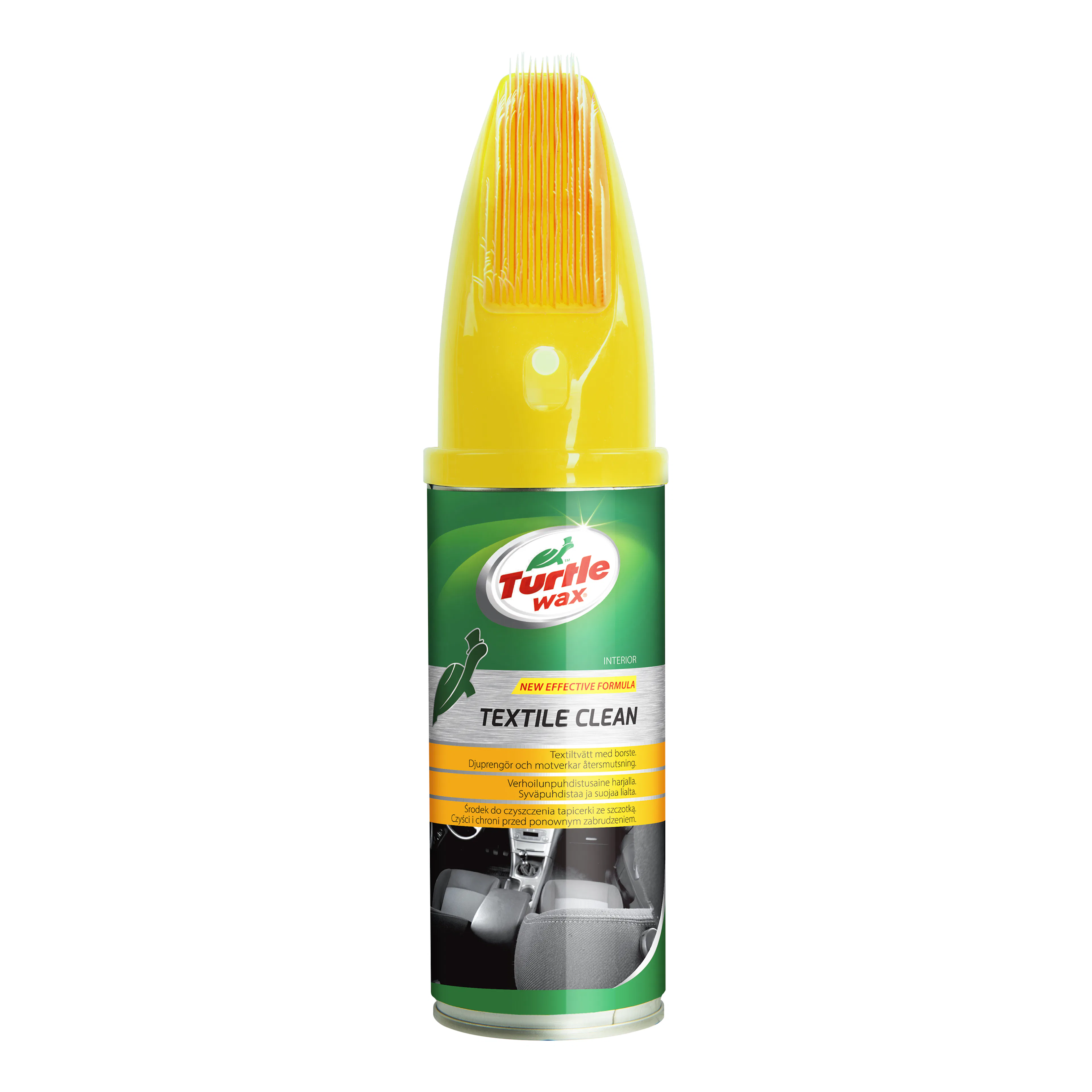 Bilschampo Turtle Wax Textile Clean med Borste 300ml