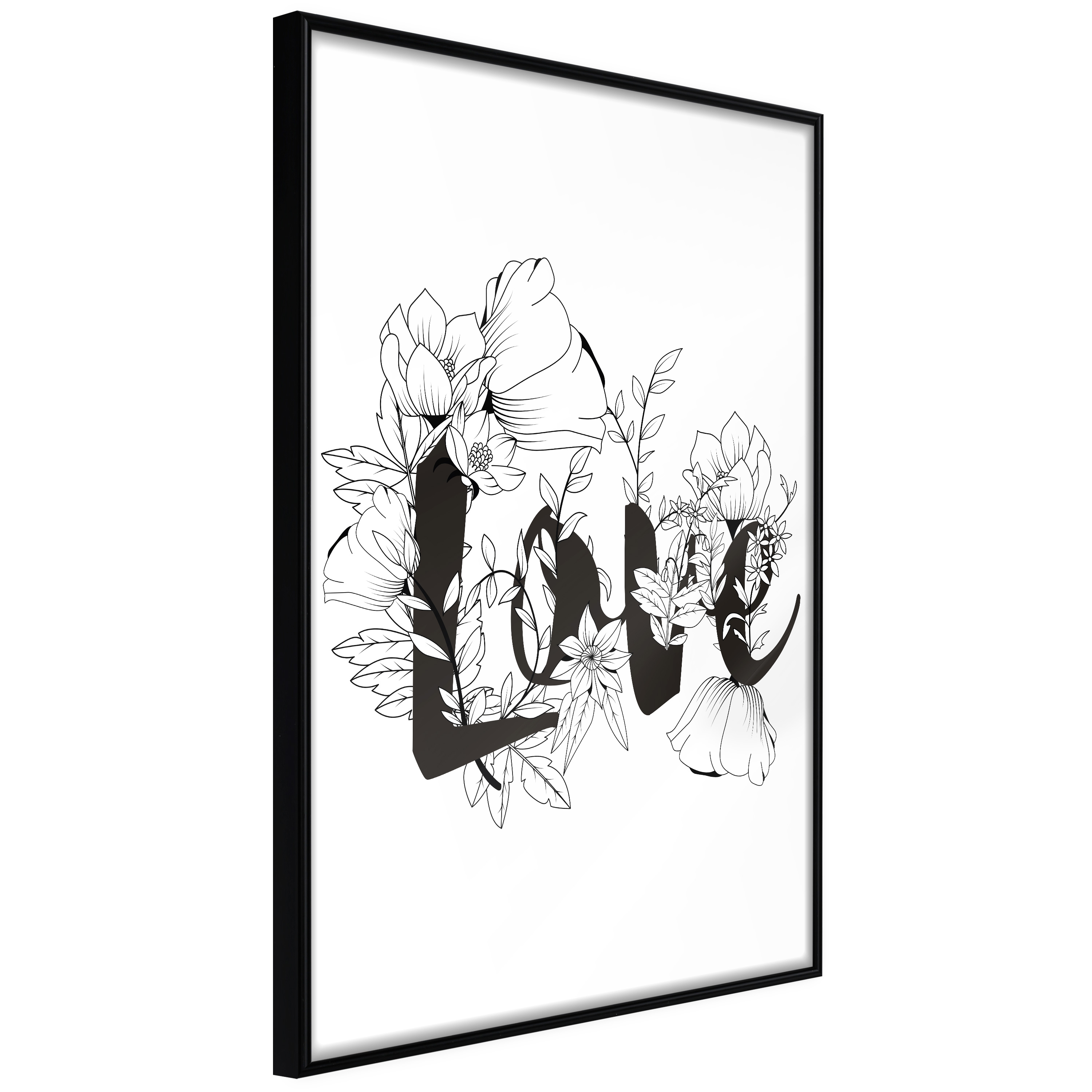 Poster Artgeist Affisch Love With Flowers