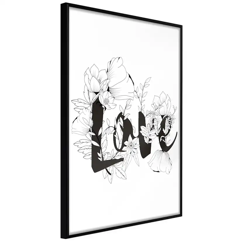 Poster Artgeist Affisch Love With Flowers