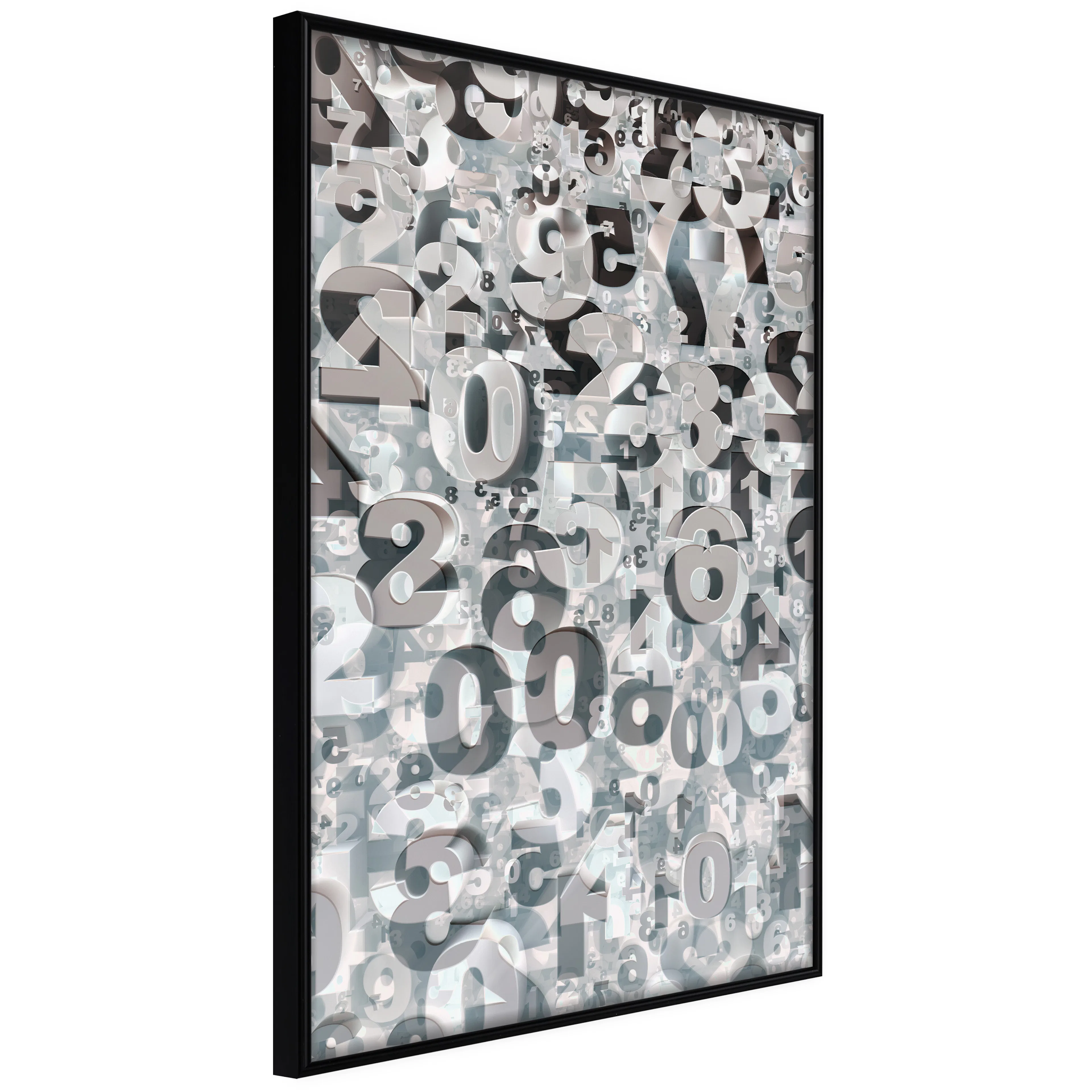 Affisch - Numerology [Poster] 20x30 Svart ram, 20x30 cm