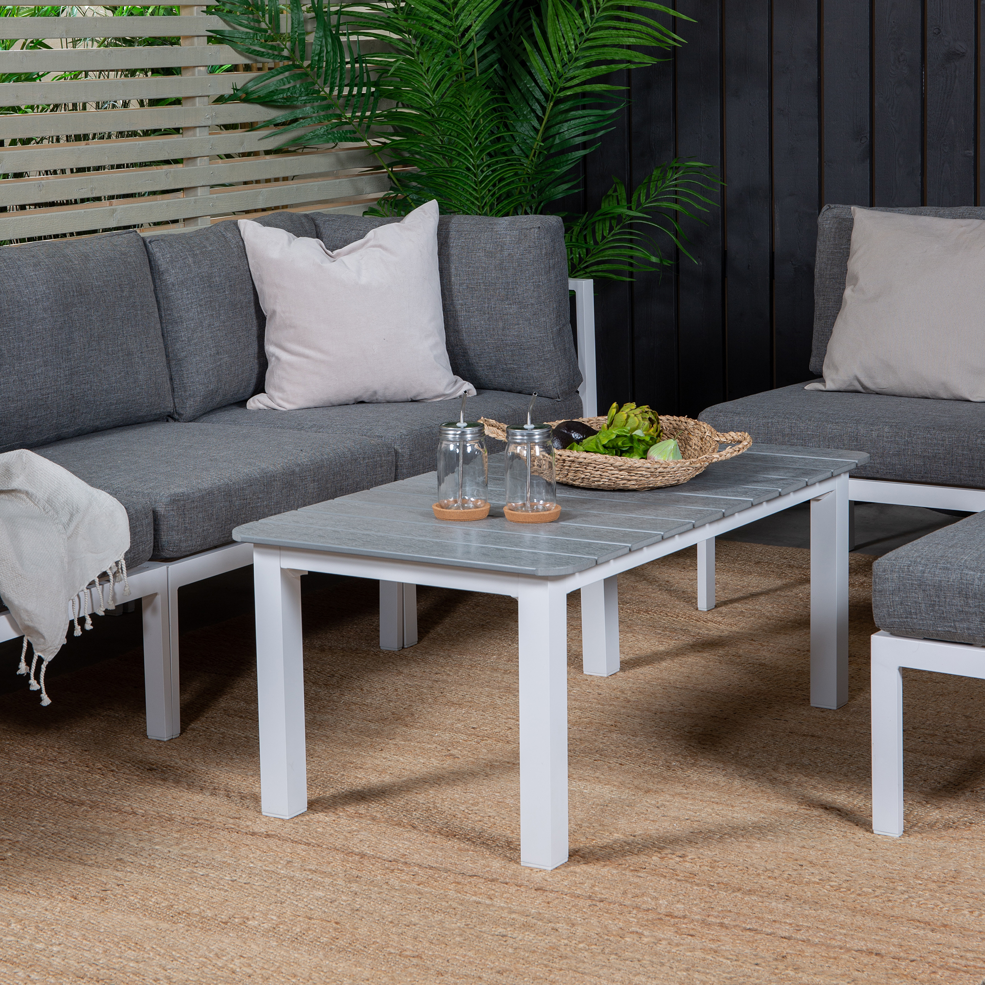 Loungegrupp Venture Home Copacabana med Parma Bord Utomhus