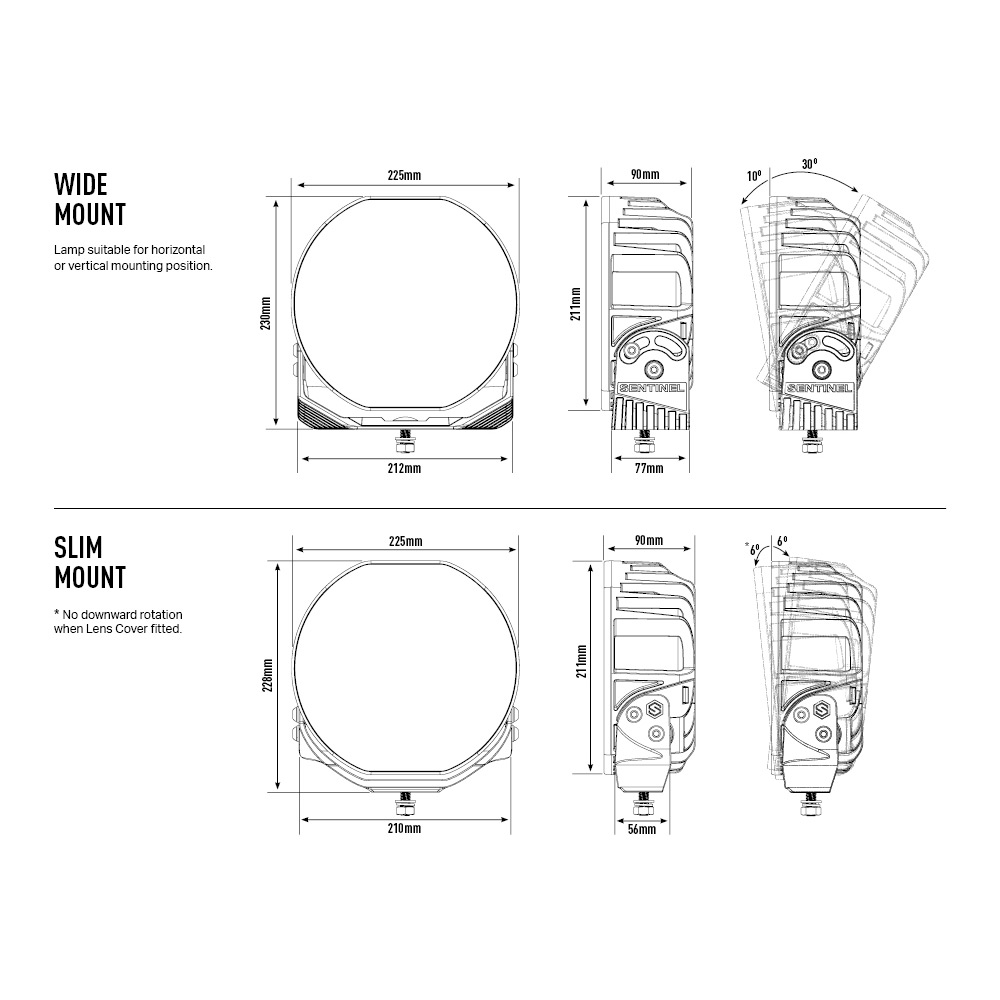 Extraljus Pebe LED Sentinel Standard