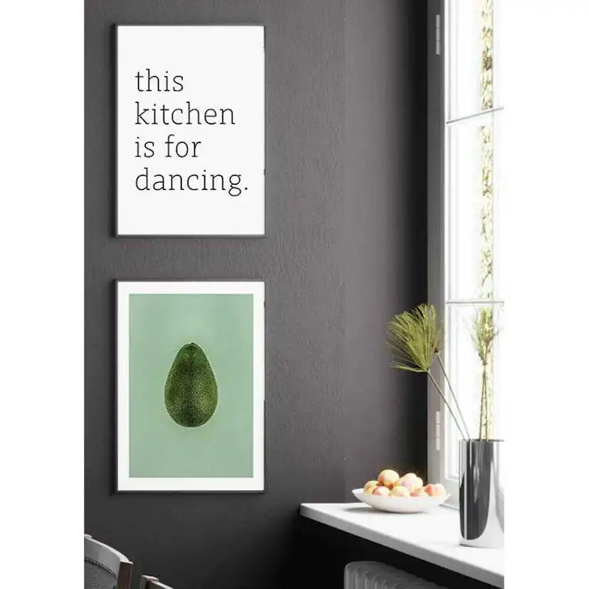 Kitchen Is For Dancing 21x30 cm