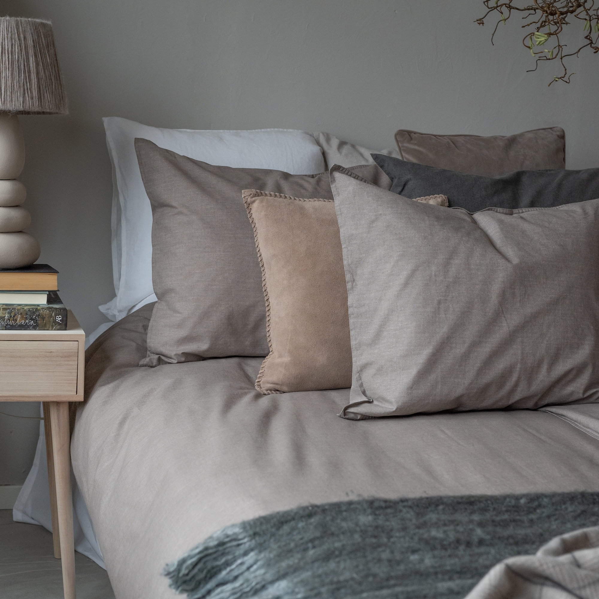 Påslakanset Borganäs of Sweden Washed Enkelsäng