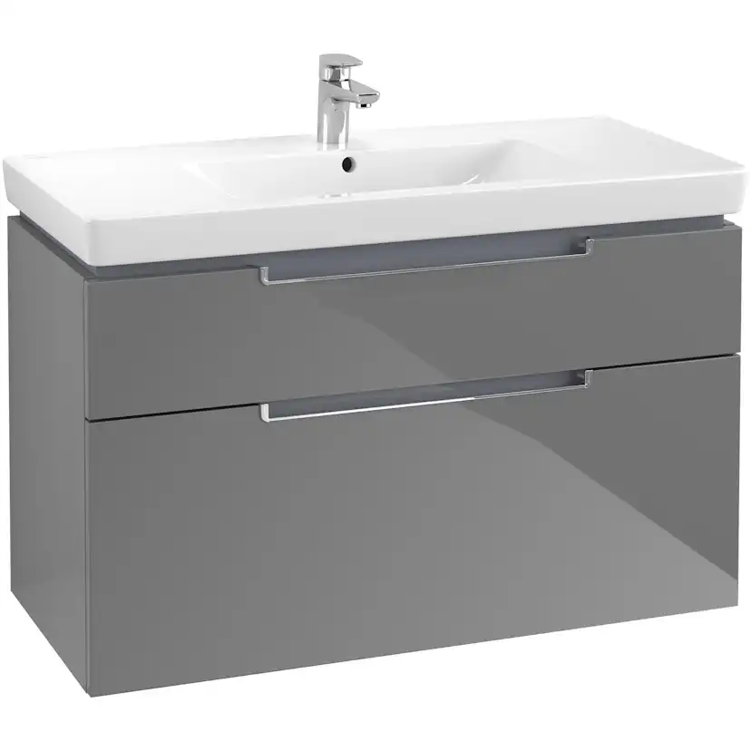 Tvättställsskåp Villeroy & Boch Subway 2.0 med 2 Lådor för Skåpstvättställ