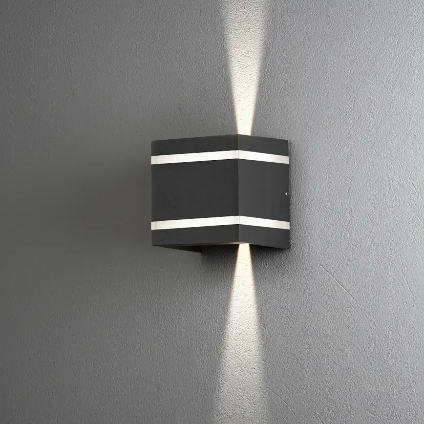 Vägglykta Gnosjö Konstsmide Cremona Upp/Ned 2x3W High Power LED