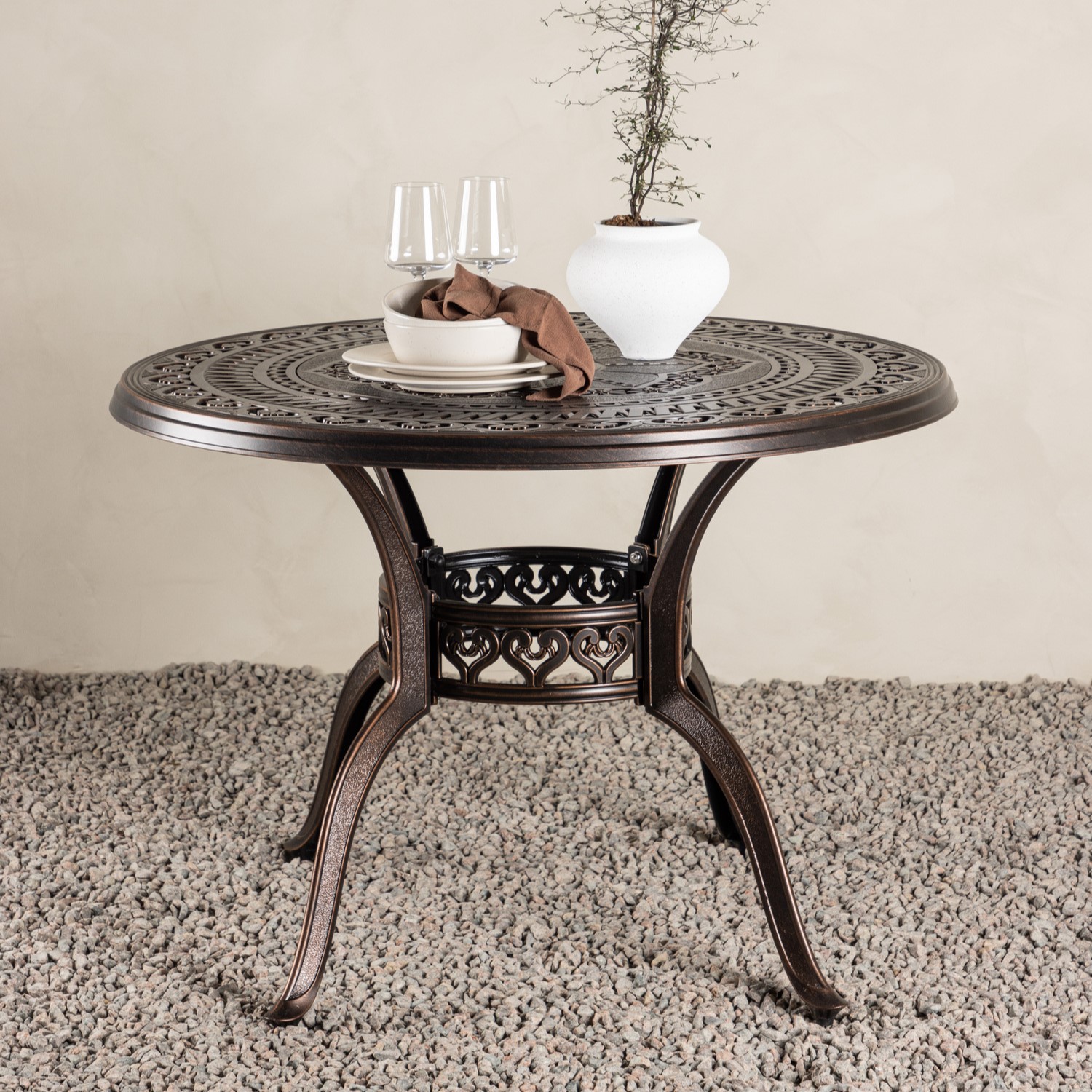 Cafébord Utomhus Venture Home Coimbra i Slitstarkt Aluminium