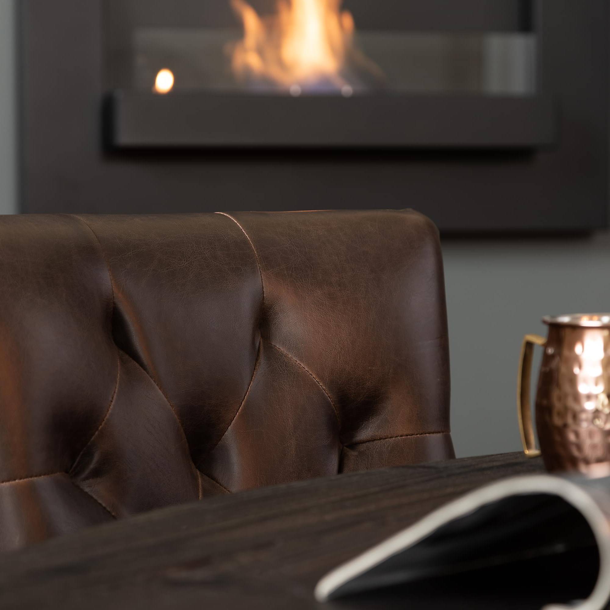 Matgrupp Bloomington Dijon Runt Matbord 150 cm med 6 Tuva Matstol