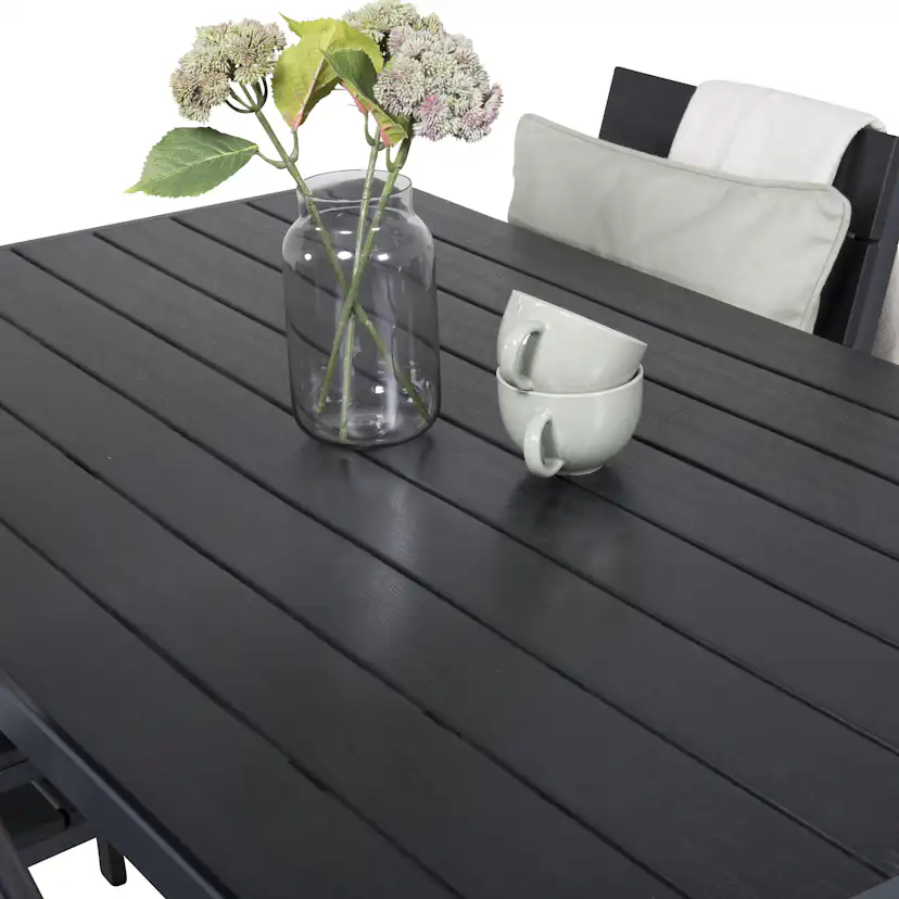 Matgrupp Utomhus Venture Home Bront 150 med 4 Lova Trädgårdsstolar