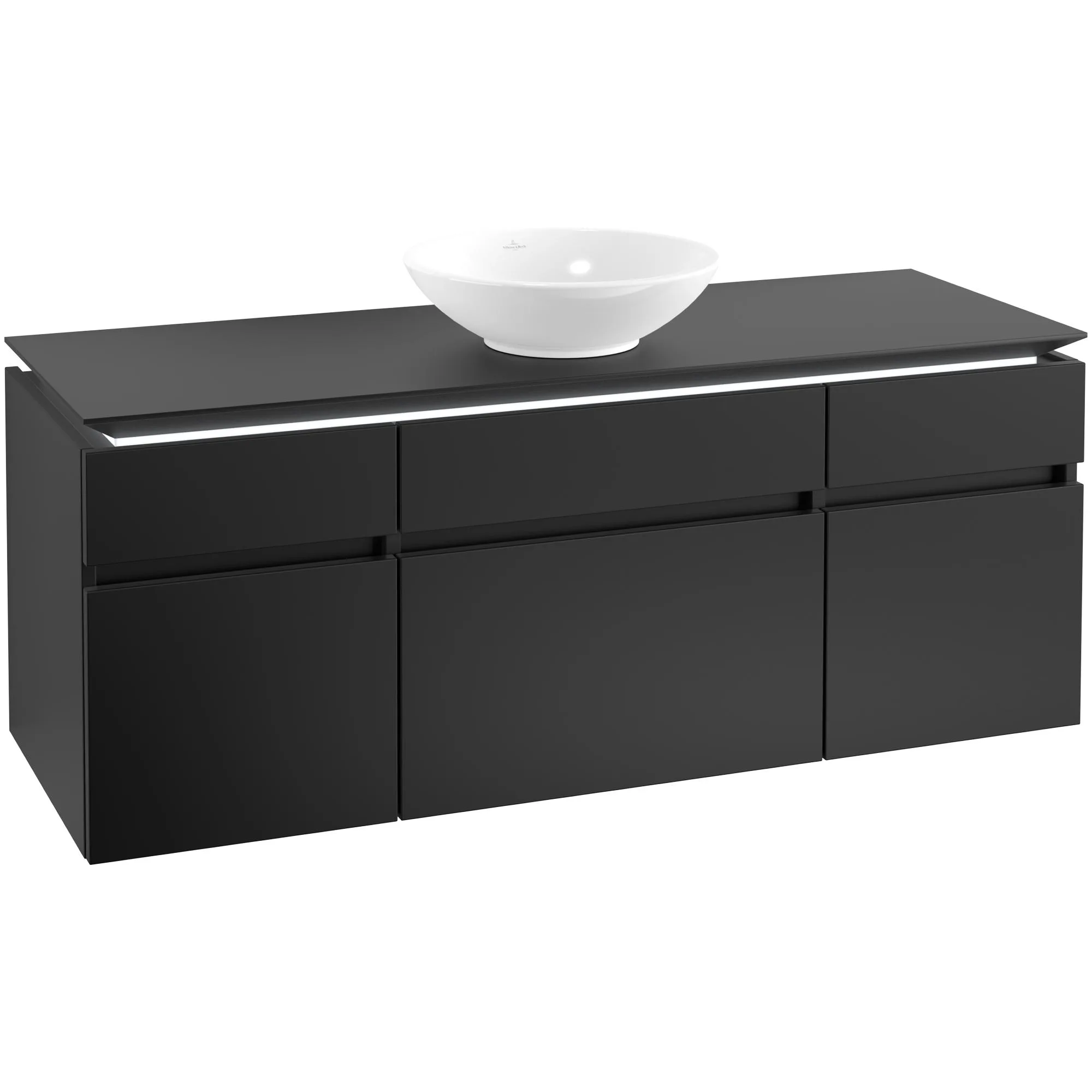 Tvättställsskåp Villeroy & Boch Legato med 5 Lådor för Ytmonterat Tvättställ från Övriga V&B Serier