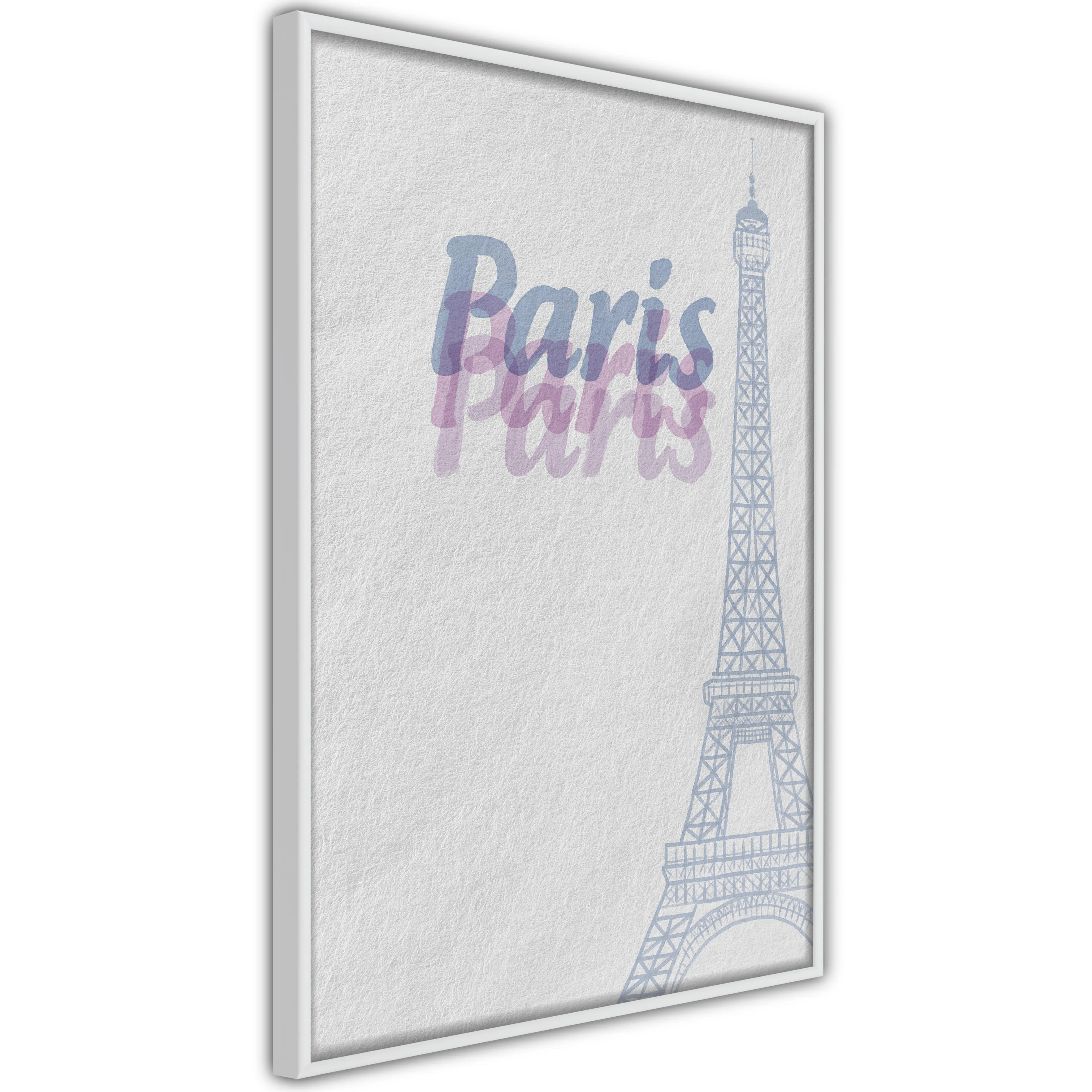 Poster Artgeist Affisch Paris in Watercolours