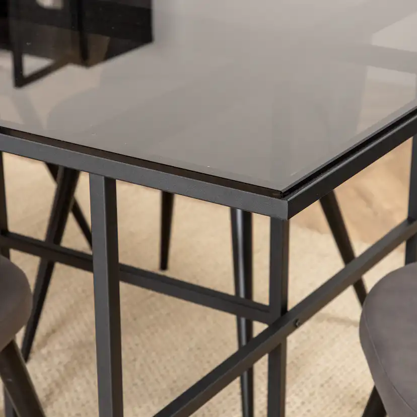 Matgrupp Venture Home Lund med 6 Valentina Stitcthes Stolar