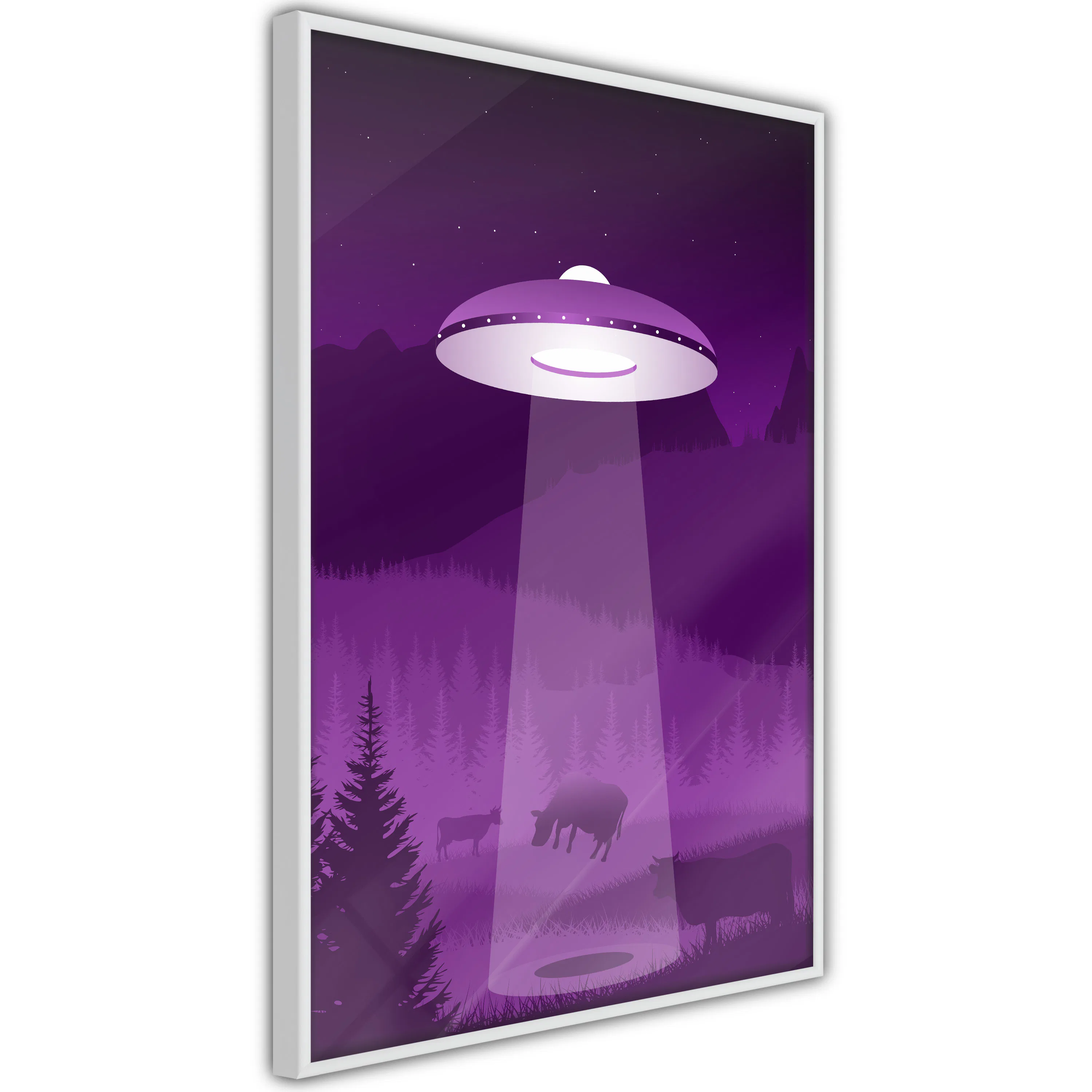 Poster Artgeist Affisch Ufo