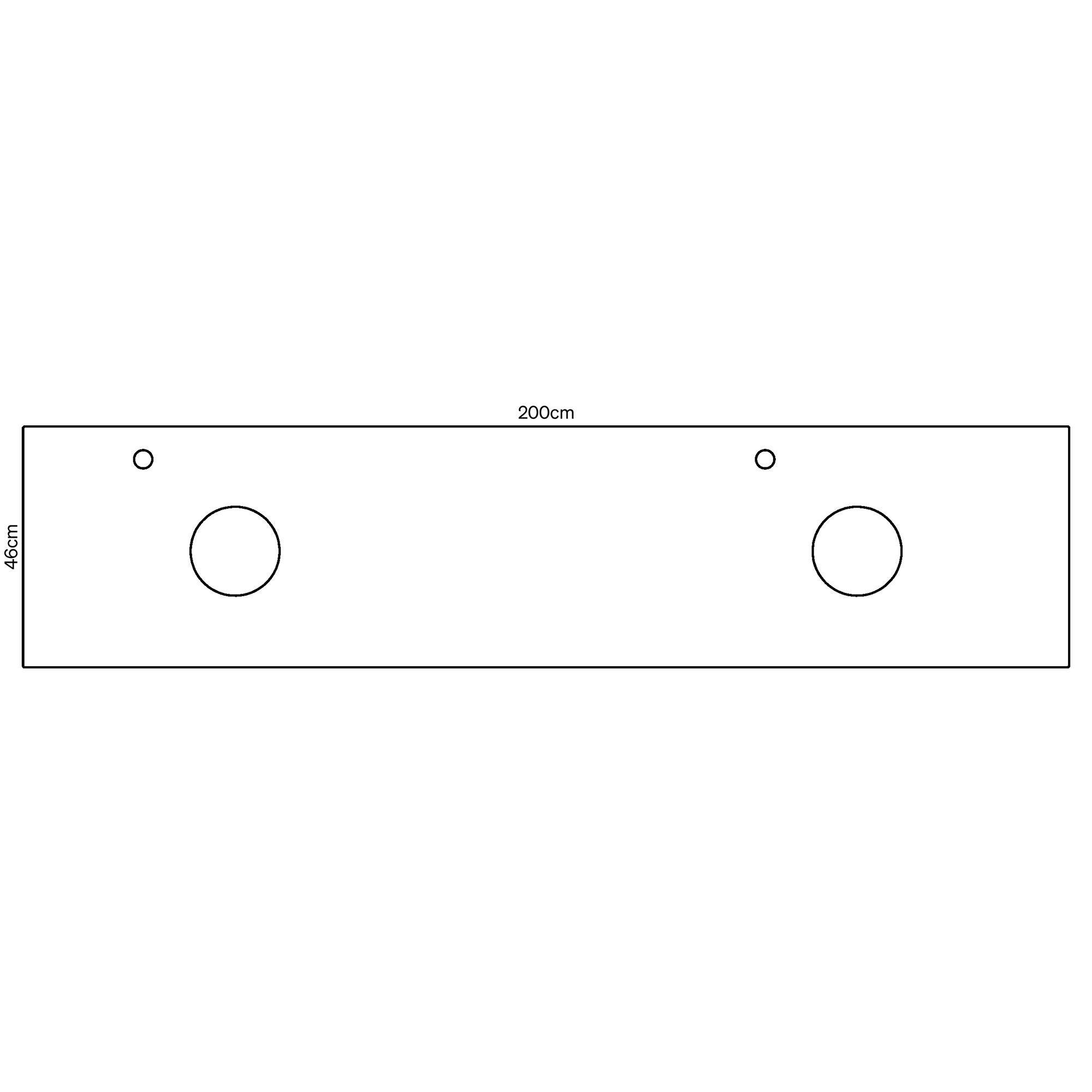 Bänkskiva Svedbergs Epos Danae Dubbel