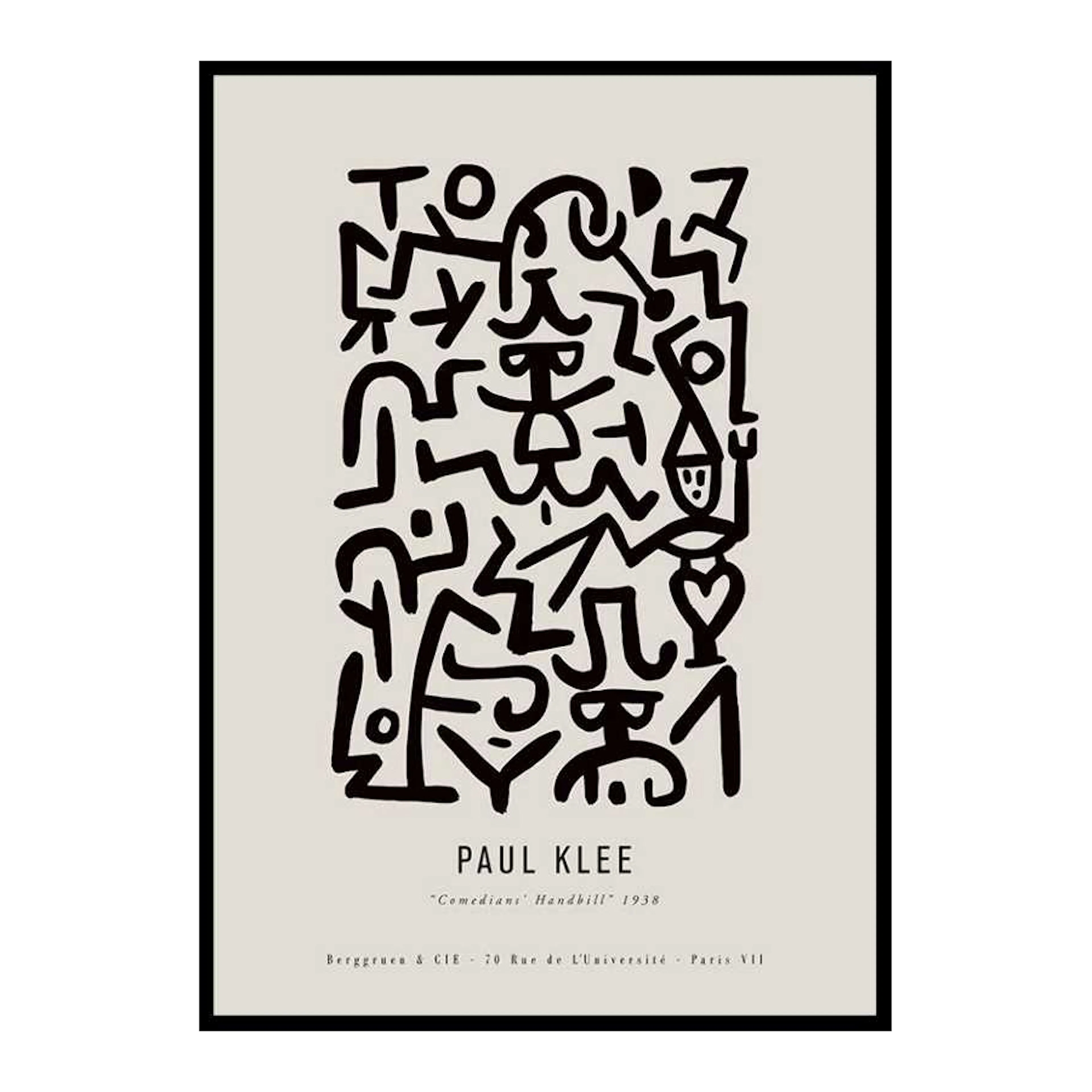Paul Klee Comedians 50x70 cm