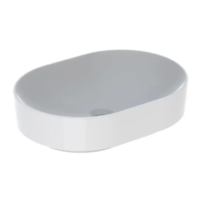 Tvättställ Geberit Variform 550 mm Lay-on Elliptiskt Utan Bräddavlopp