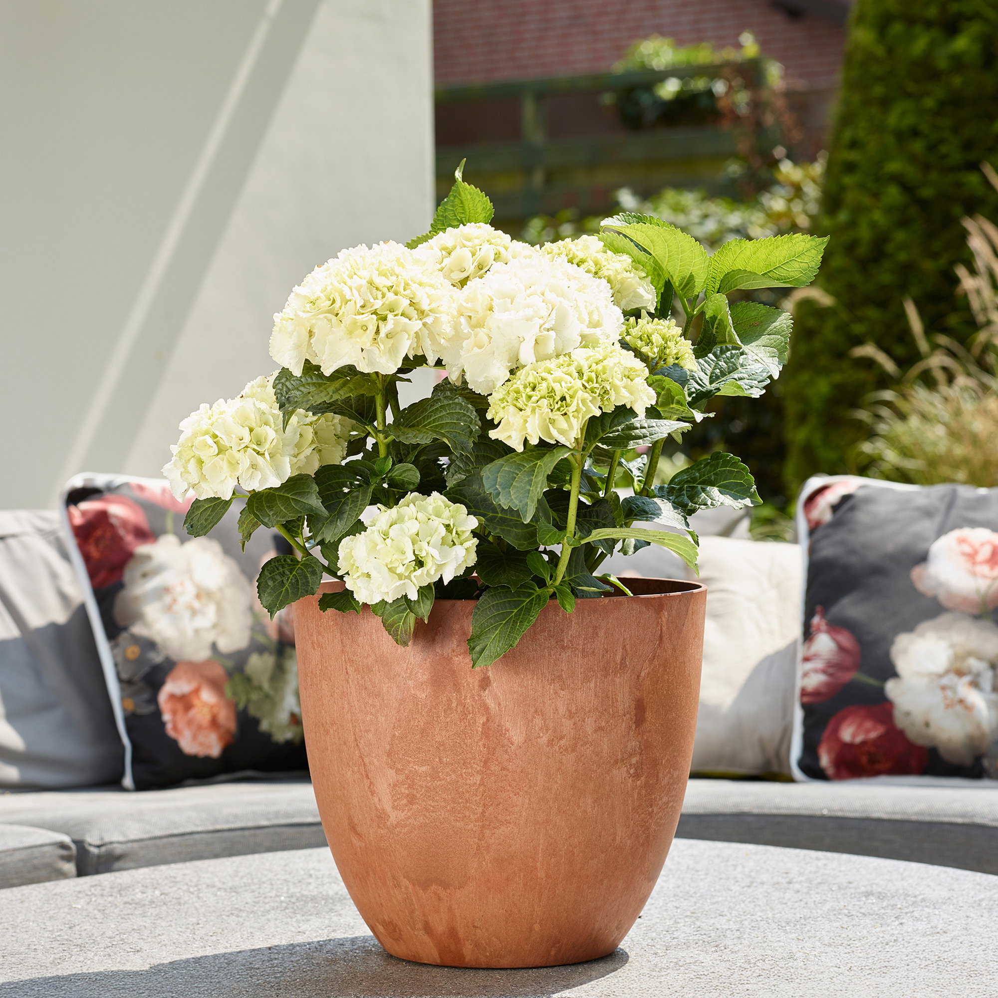 Kruka ArtStone Bola Brun 45 x 38 cm