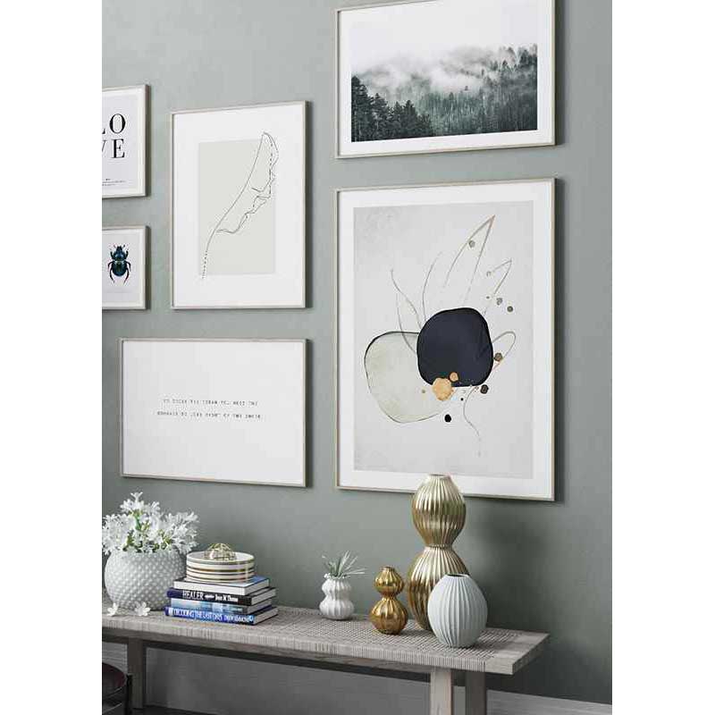 Poster Gallerix Abstract in Layers No1