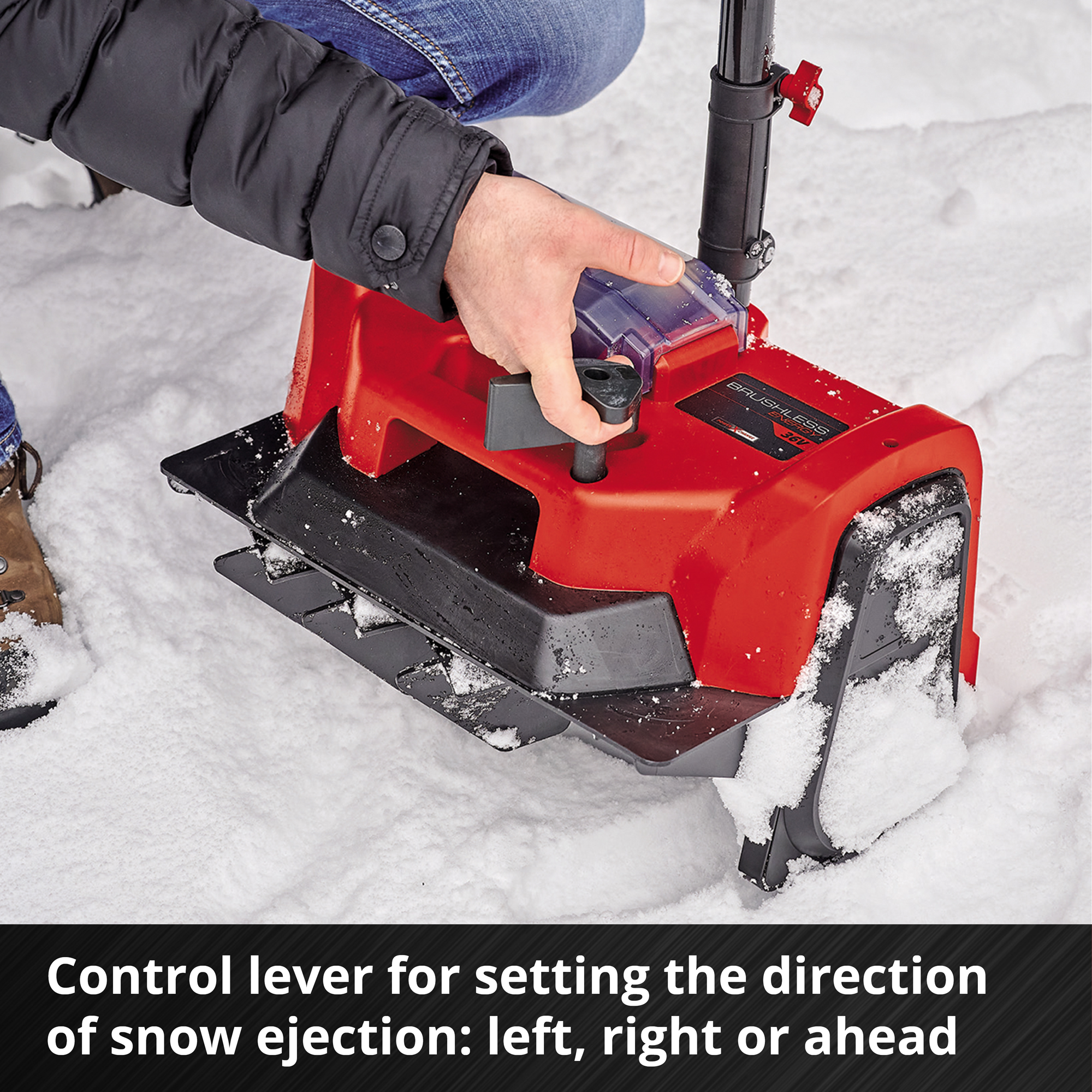Snöslunga Einhell GE-ST 36/40 Li E-Solo 36 Volt Sladdlös exkl. Batteri och Laddare