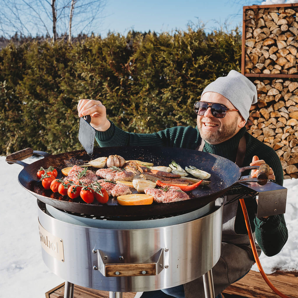 Stekhäll GrillSymbol Gasol PRO-580 Kolstål