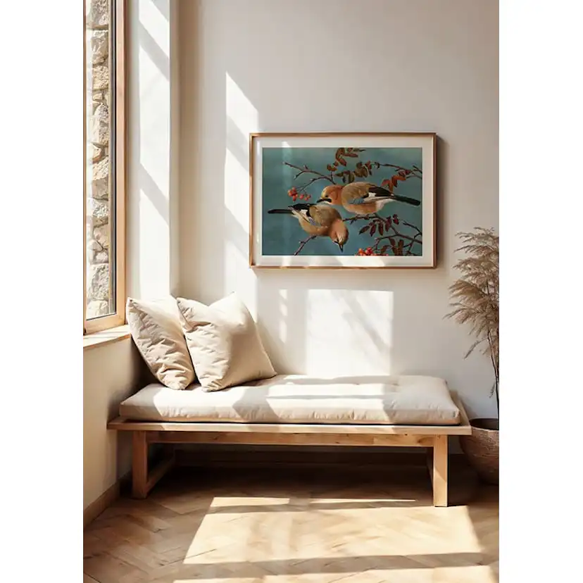 Poster Gallerix Jays By Ferdinand Von Wright
