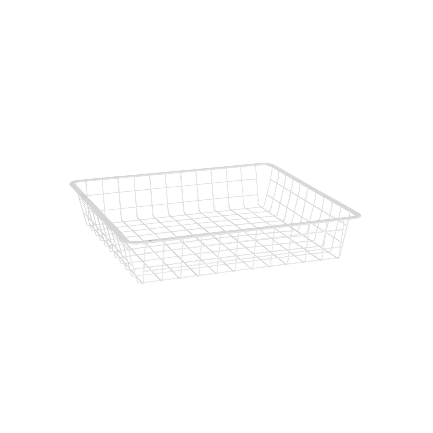 Trådback för Utdragsram B: 45 D: 40 H: 8 vit Vit, HxDxB: 85x427x427 mm