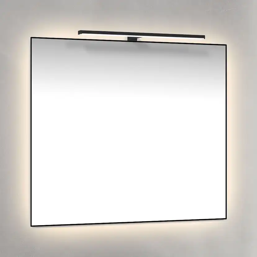 Spegel Macro Design Crown Ambilight T-belysning Med Ram