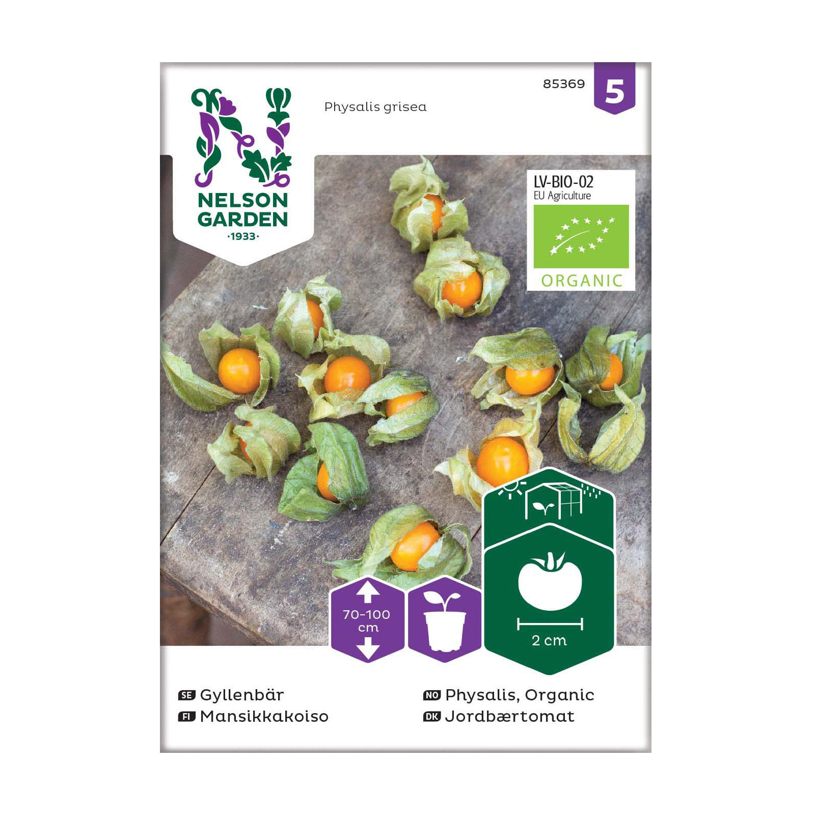 Frö Gyllenbär Nelson Garden Organic