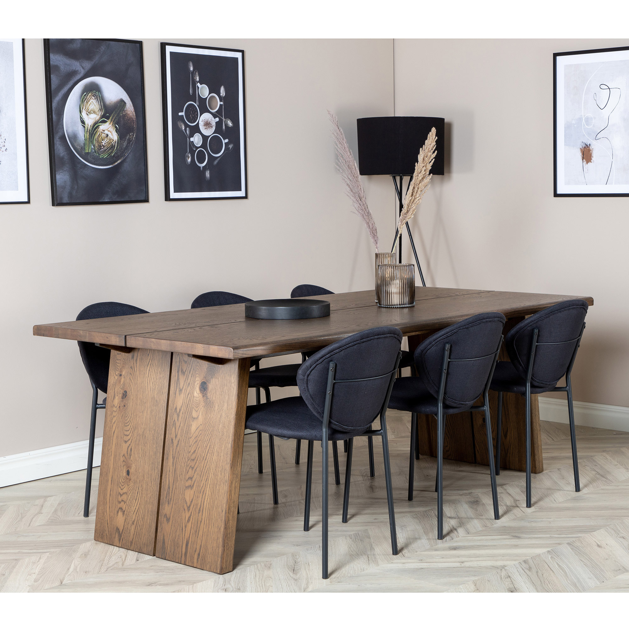 Matgrupp Venture Home Lotus med 6 Valor Stolar