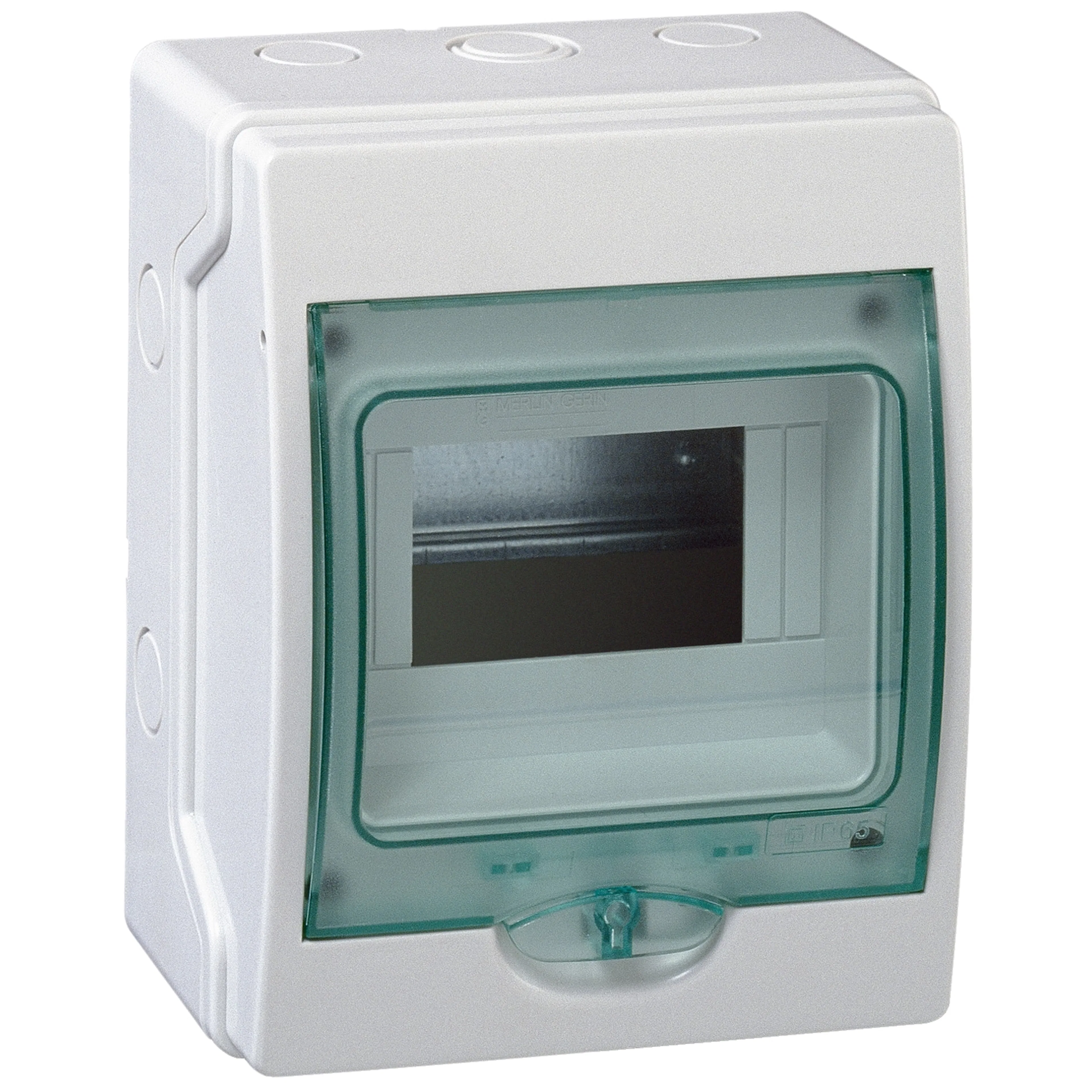 Normkapsling Schneider Electric Mureva Mini Utanpåliggande 4–12 Moduler IP65