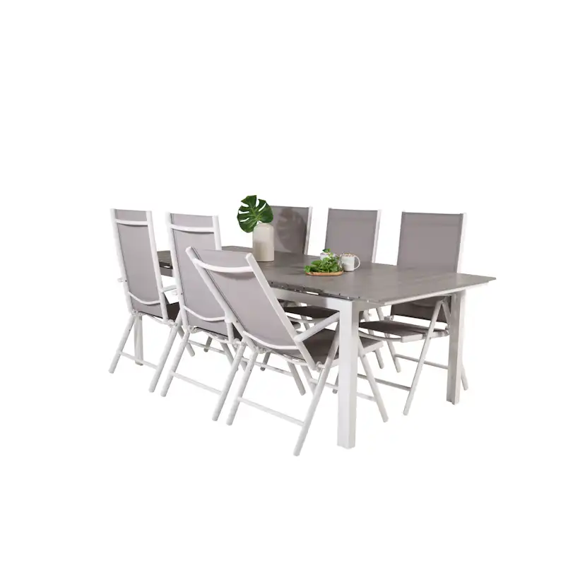 Matgrupp Venture Home Lova 224/324 med 6 Bront Stolar