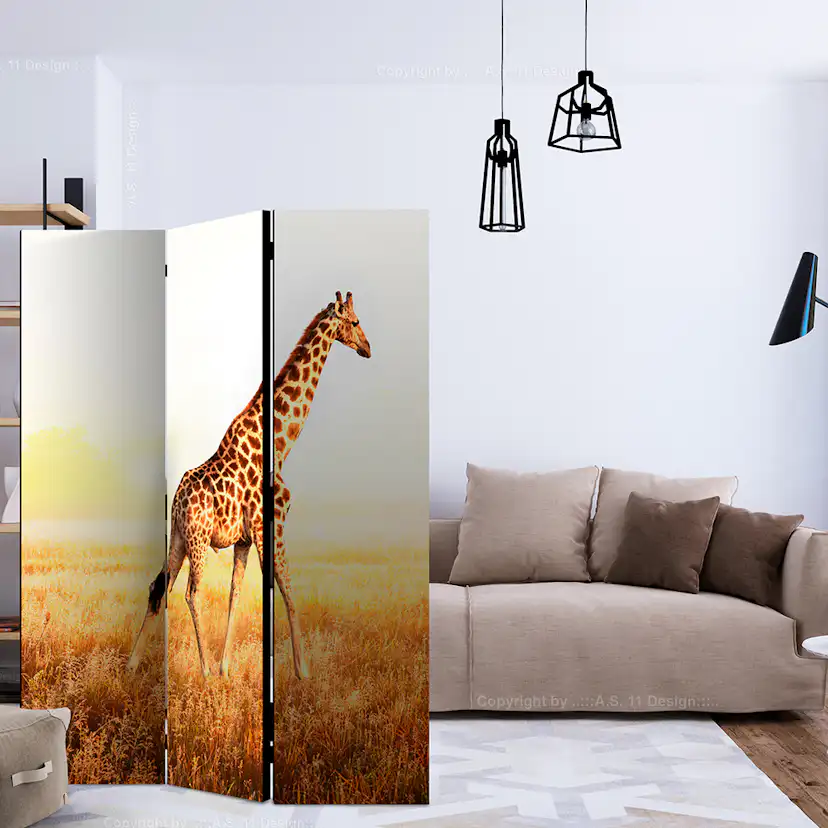 Rumsavdelare Skärmvägg Arkiio Giraffe Walk 135x172 cm
