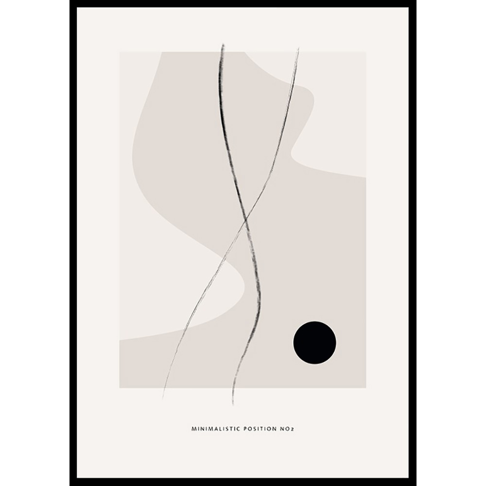 Poster Gallerix Minimalistic Position No2