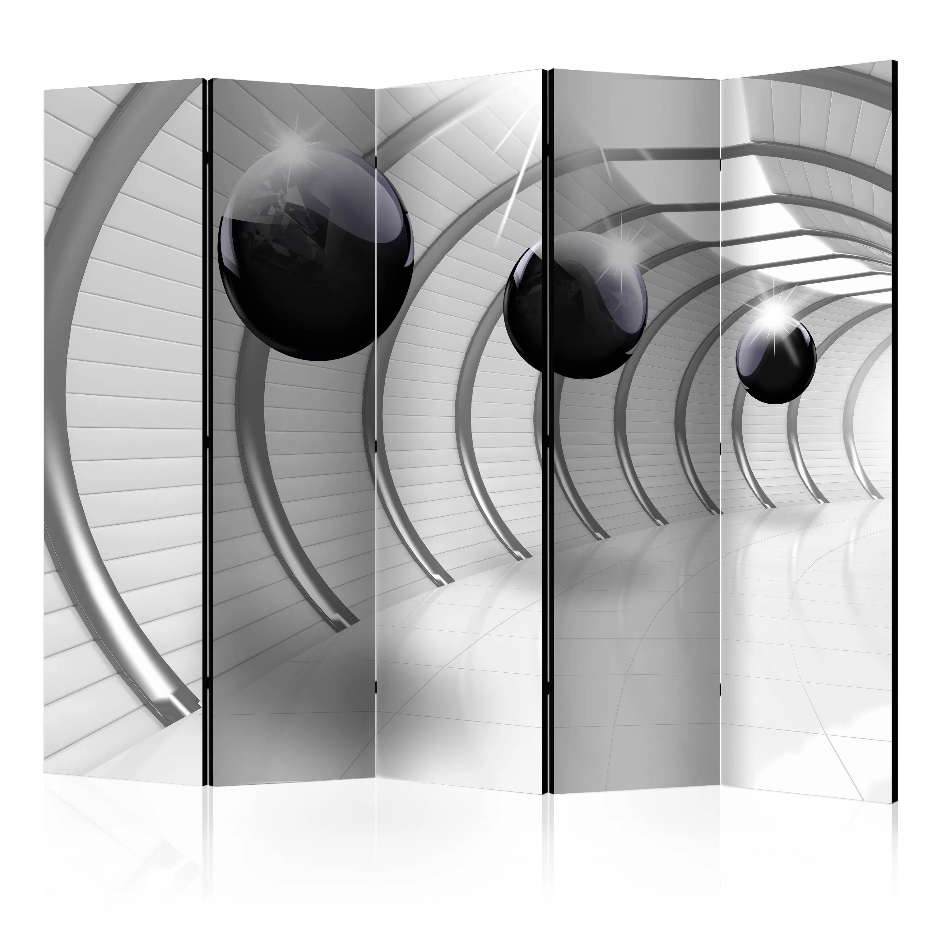 Rumsavdelare Skärmvägg Arkiio Futuristic Tunnel II 225x172 cm