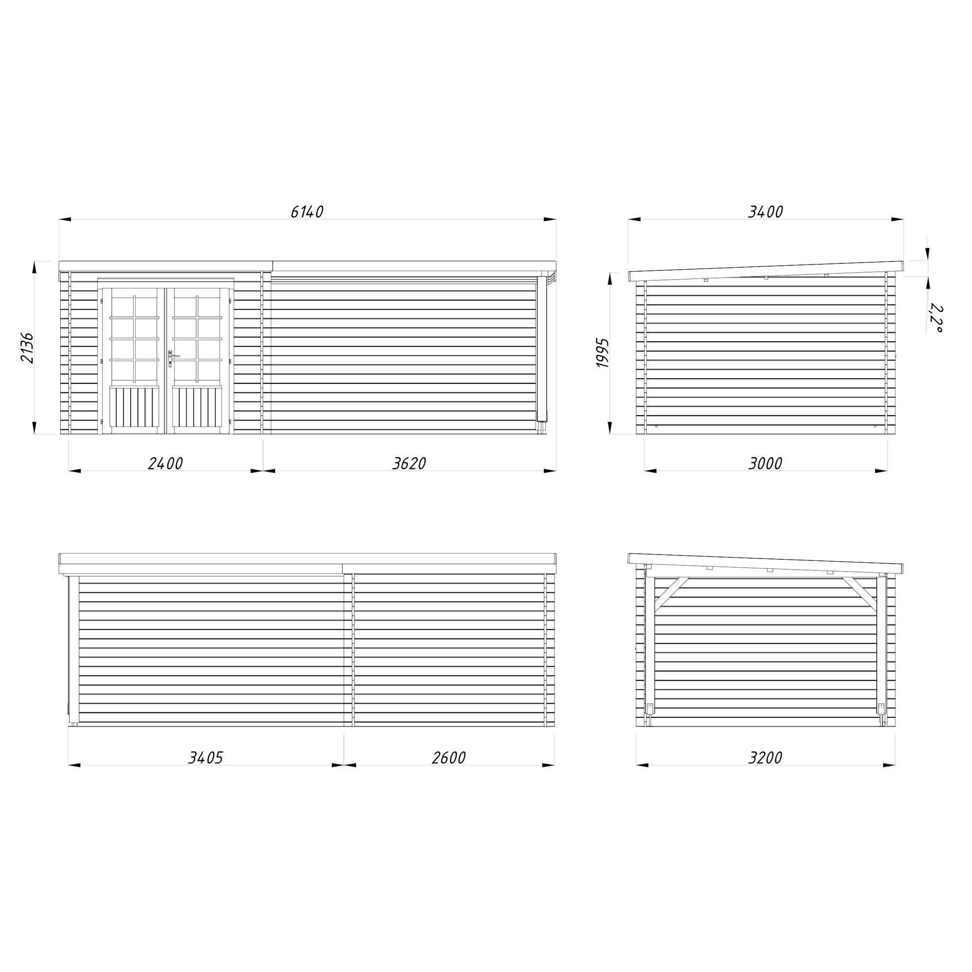 Stuga Palmako Ella 16,9 m2