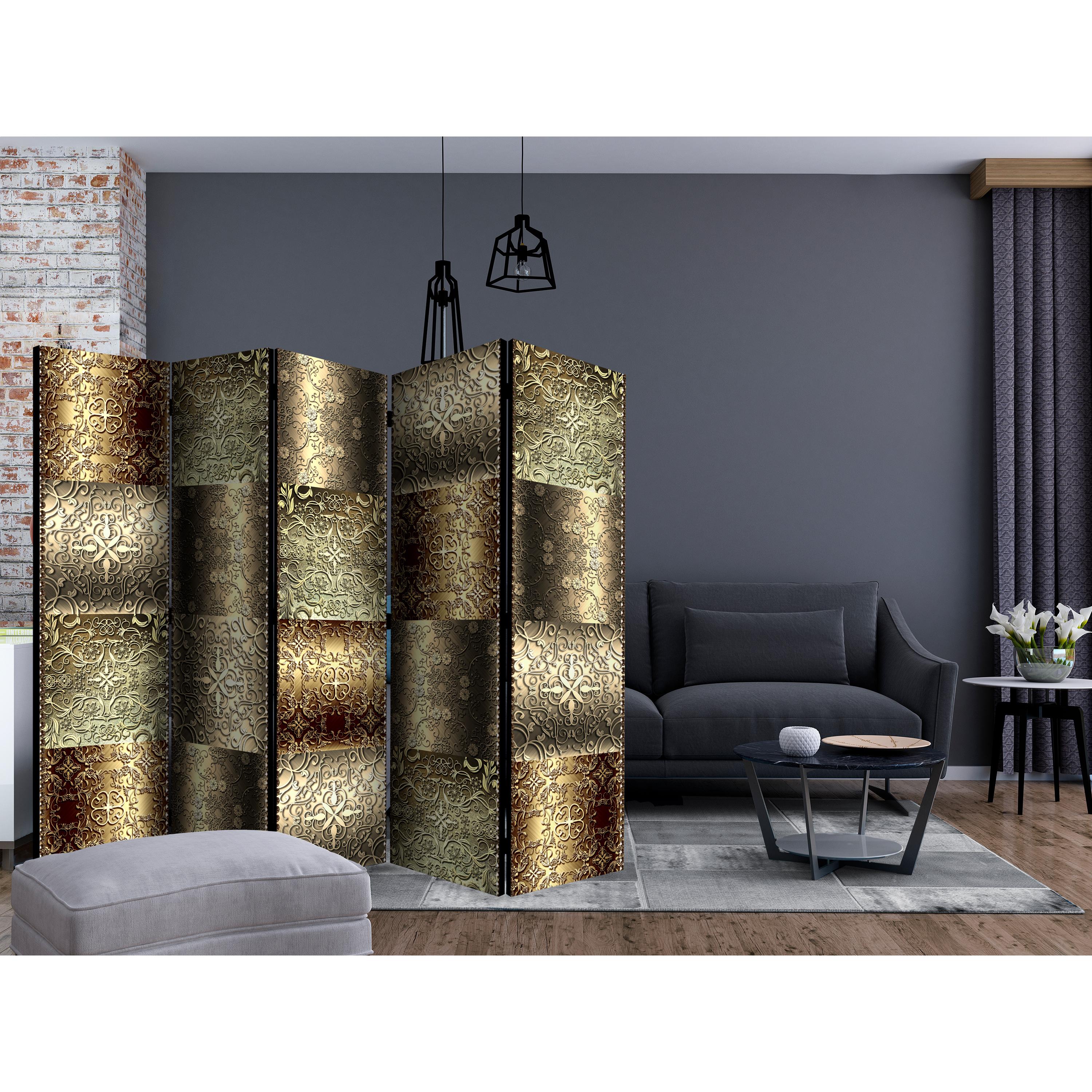Rumsavdelare Skärmvägg Arkiio Metal Plates II 225x172 cm
