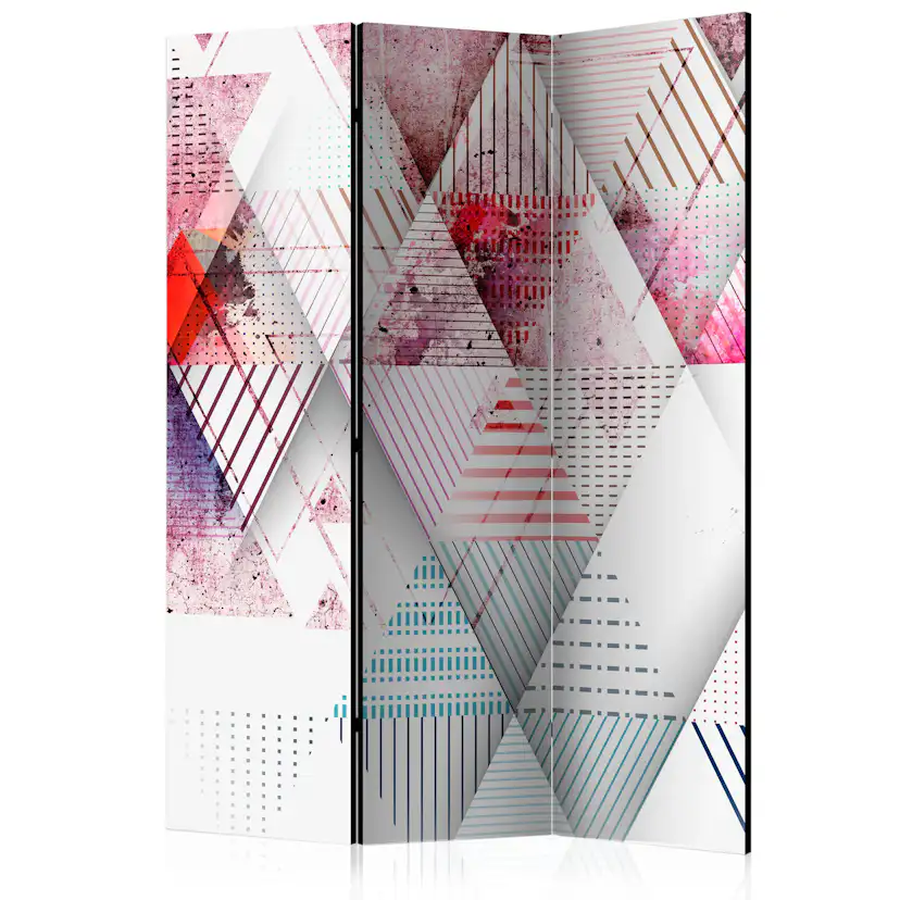 Rumsavdelare Skärmvägg Arkiio Triangular World 135x172 cm